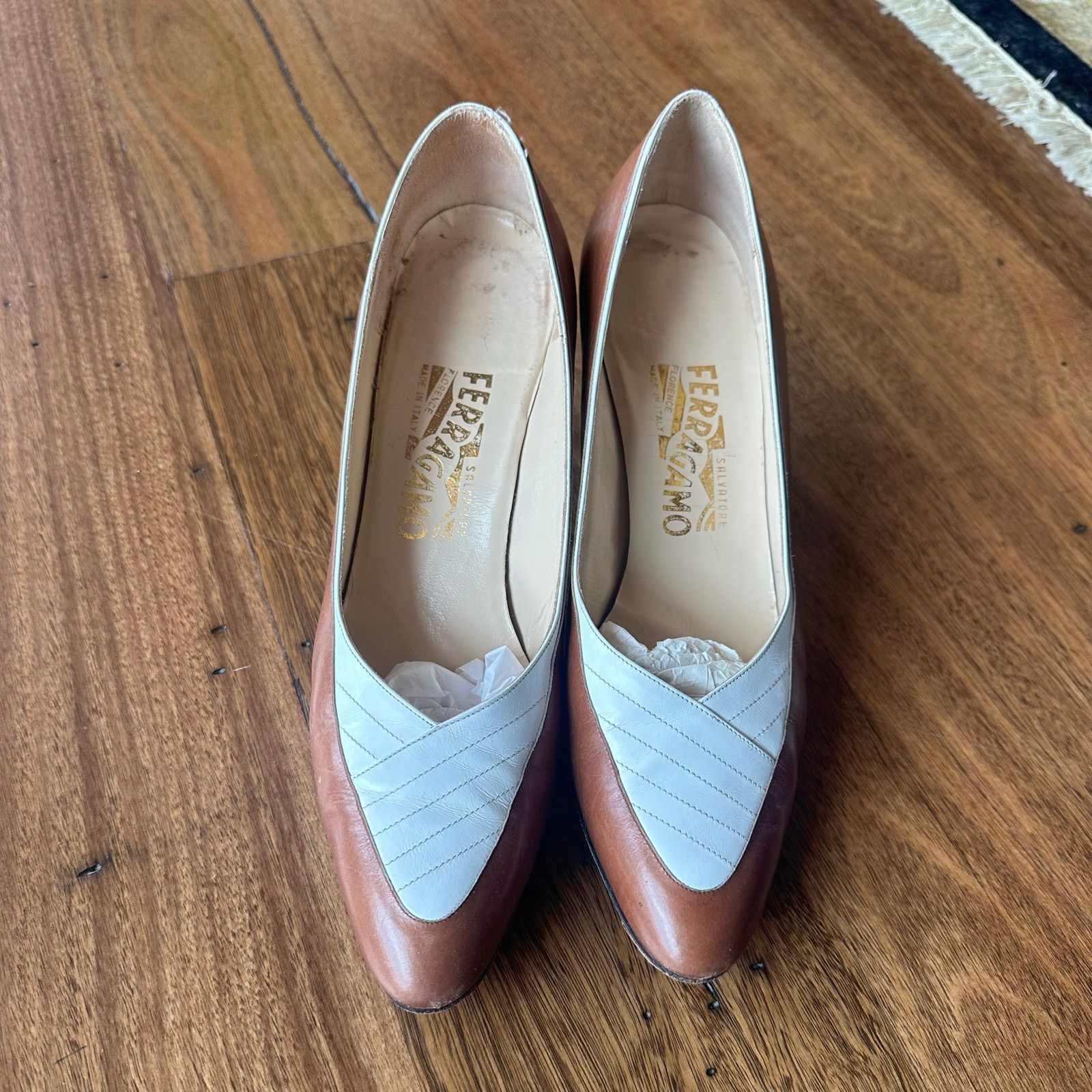 Salvatore Ferragamo Salvatore Ferragamo Women Shoes 9 Vintage Italian Tobacco Size US 9 / IT 39 - 3 Thumbnail