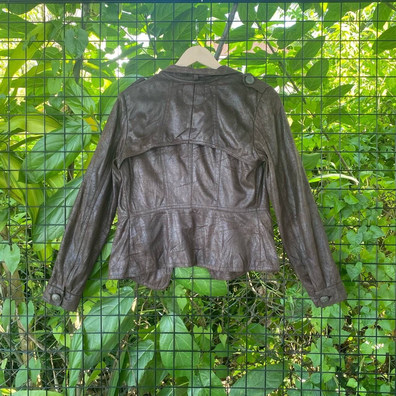 Genuine Leather × Vintage Vintage Pu Leather Crop Top Size S / US 4 / IT 40 - 10 Thumbnail