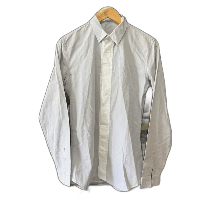 Dior Dior White Long Sleeve Shirt Size 38-2506 Size US M / EU 48-50 / 2 - 1 Thumbnail
