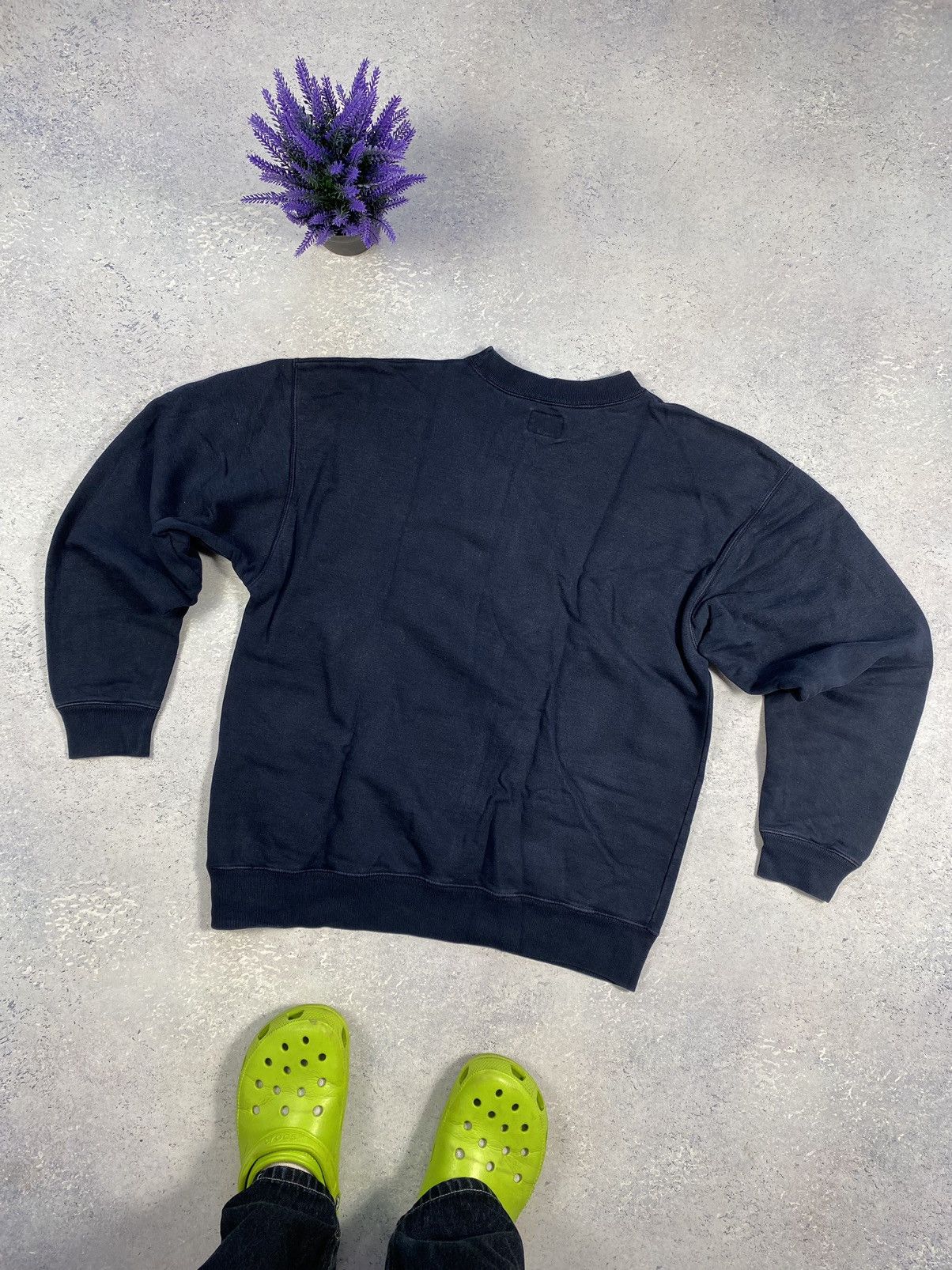 Levi's × Vintage Vintage Levi’s Men’s Blue Sweatshirt With Big Centre Logo Size US L / EU 52-54 / 3 - 9 Thumbnail