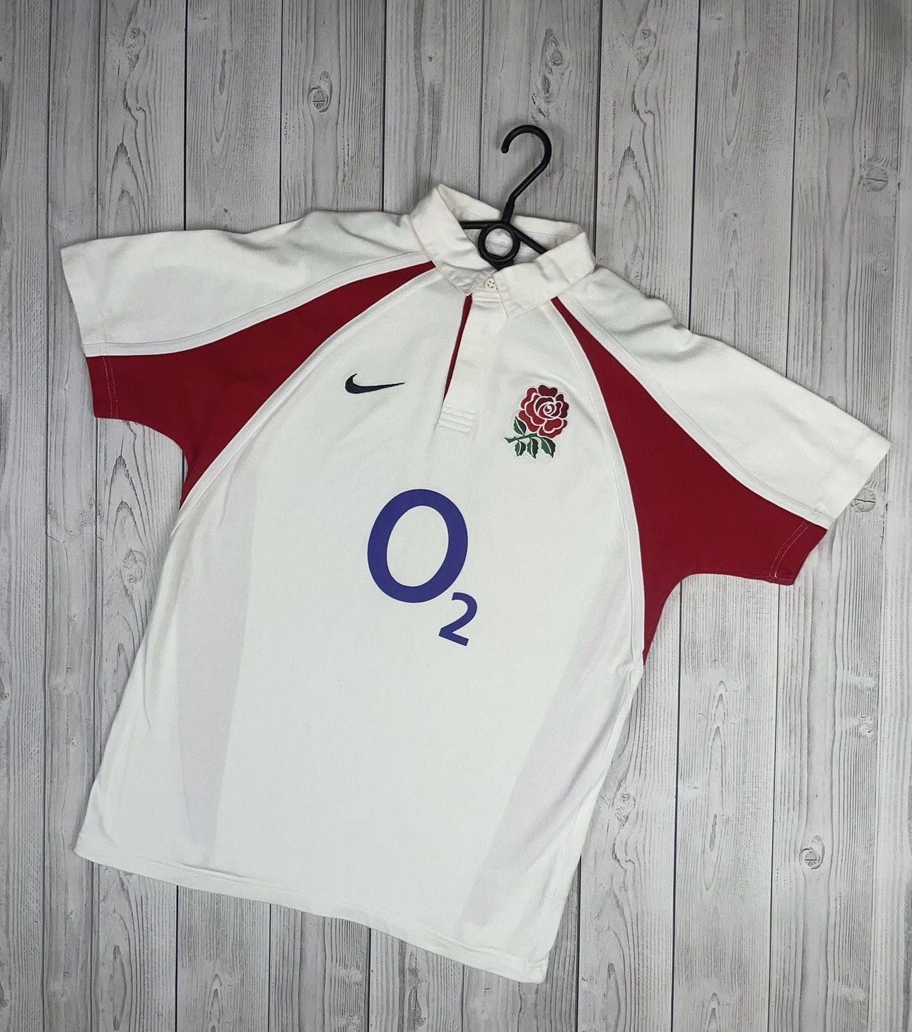 Nike Vintage nike England rugby jersey size M logo Size US M / EU 48-50 / 2 - 1 Thumbnail