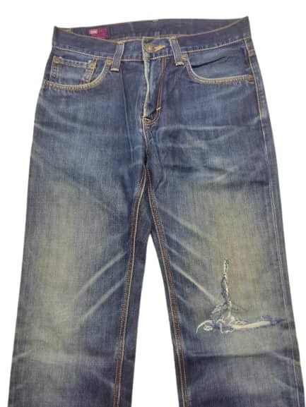 Edwin × Japanese Brand VINTAGE EDWIN 503 PREMIUM DISTRESSED JEANS MUD WASH FADED Size US 31 - 2 Thumbnail