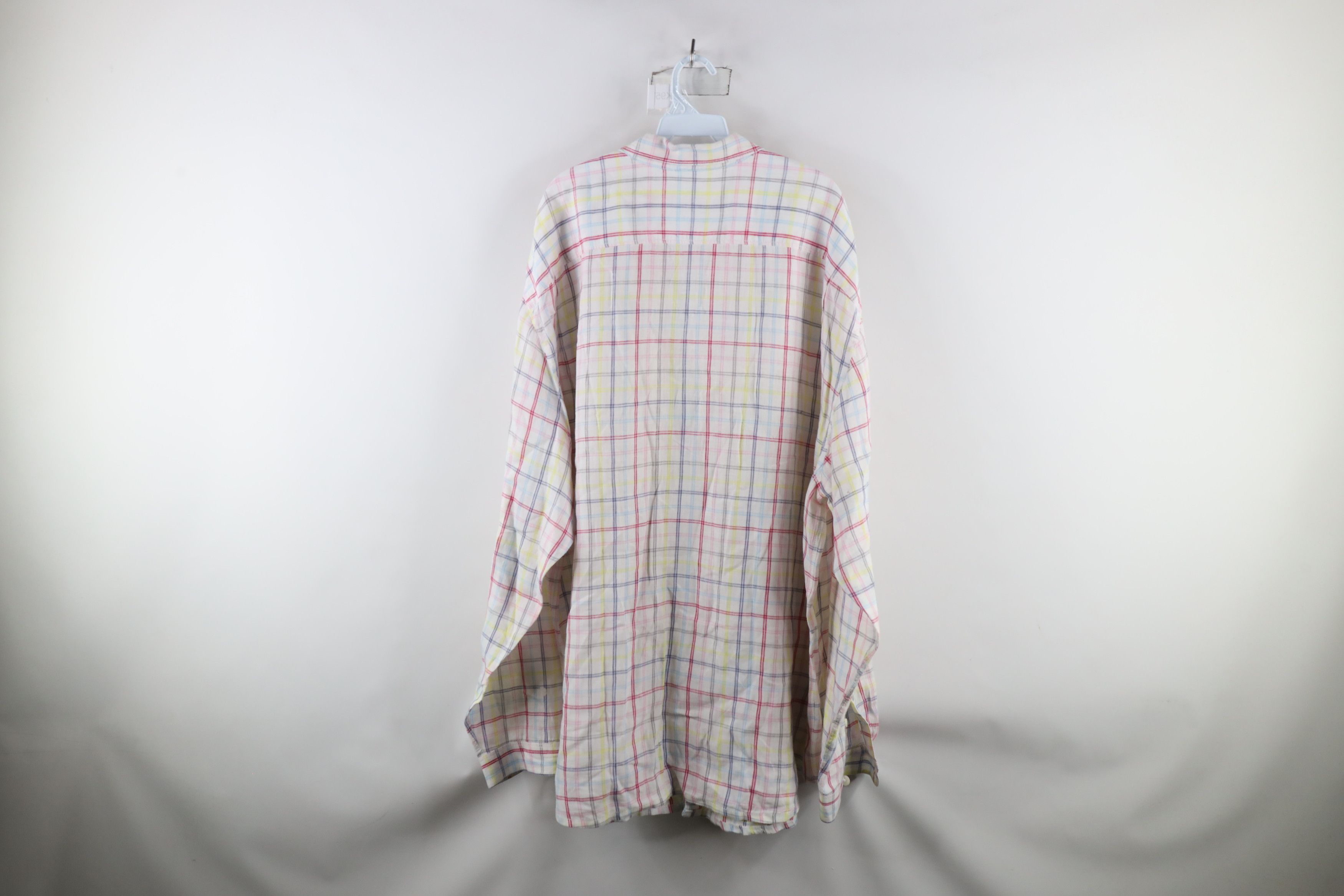 Tommy Bahama × Vintage Vintage Tommy Bahama Rainbow Plaid Collared Button Shirt Size US XXL / EU 58 / 5 - 9 Thumbnail