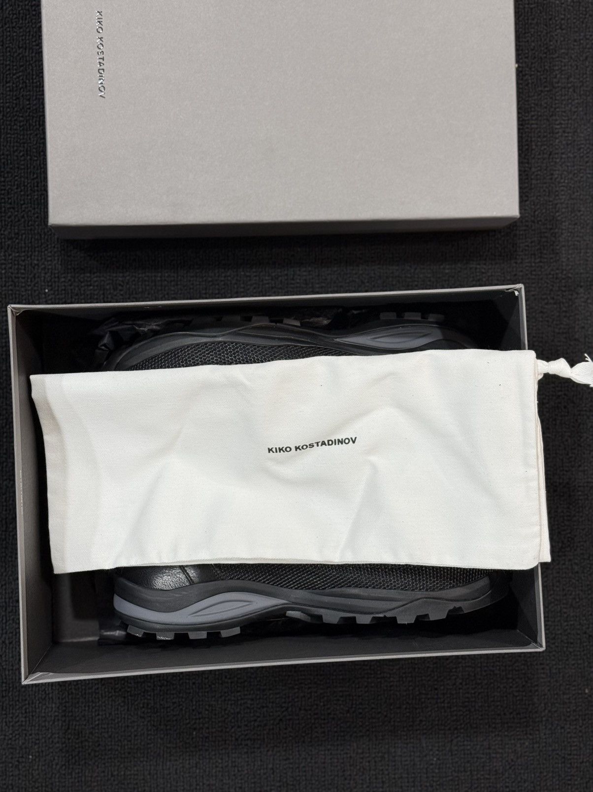 Kiko Kostadinov Chalice Nero Lace Up Sneaker