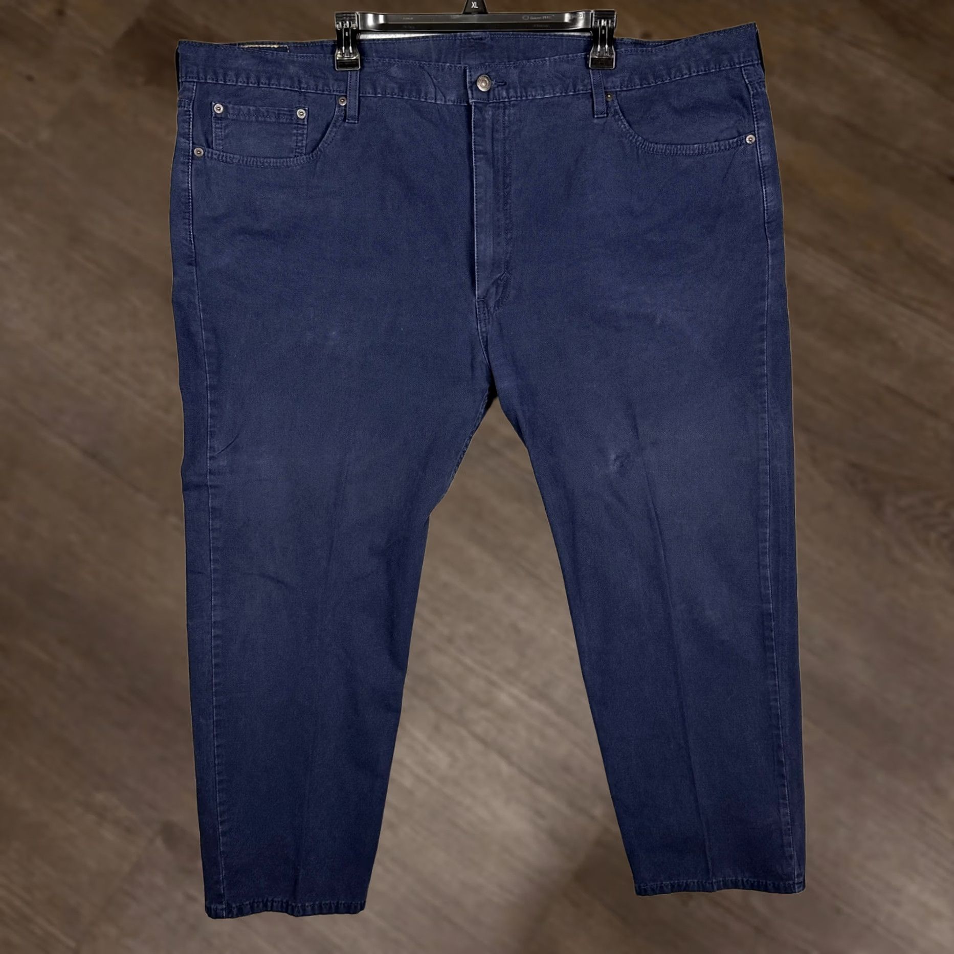Levi's Levi's 502 Regular Taper Pants Mens 48 Navy Blue Chino 5-Pocket Utility Business Casual Workwear Mens Size US 32 / EU 48 - 1 Thumbnail