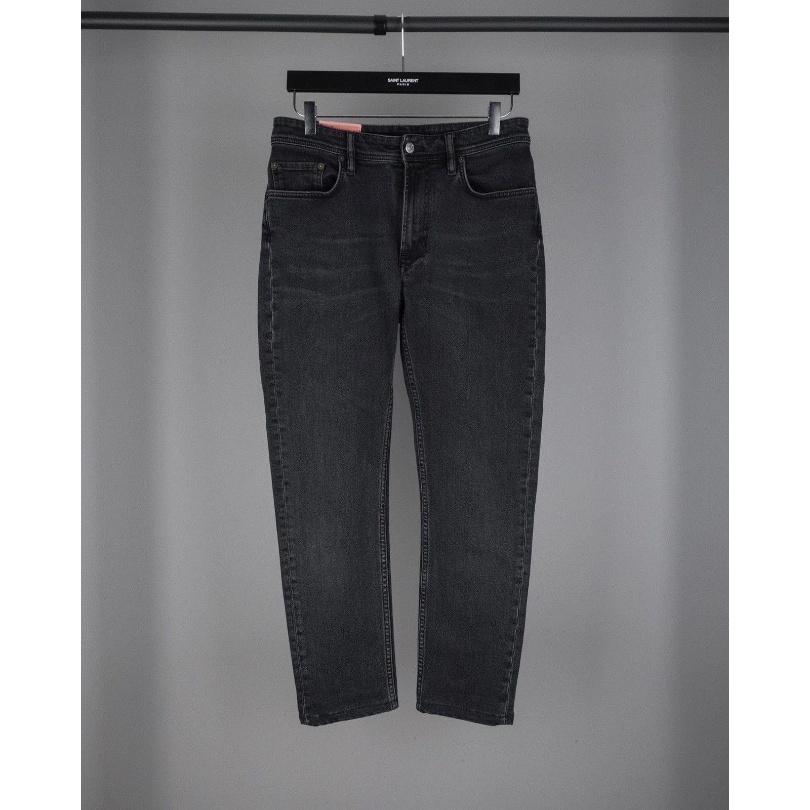Acne Studios Acne studios milk used black denim pant jeans Size US 29 - 1 Thumbnail