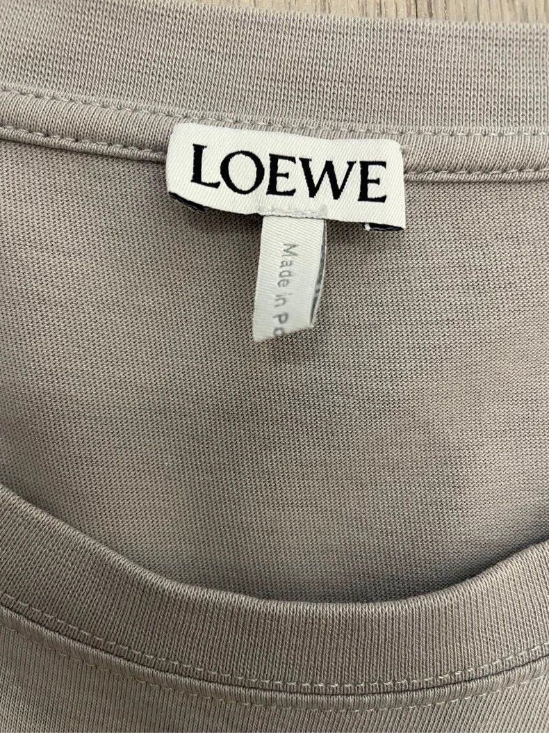 Loewe loewe Gray new pocket embroidered logo short sleeve 2506-Ne Size US XL / EU 56 / 4 - 5 Thumbnail