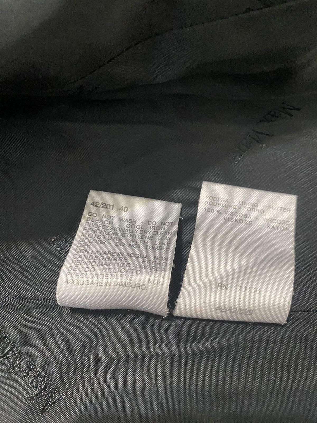Max Mara Max Mara Vintage 100% Lana Wool Coat Black Women’s US 6 Size M / US 6-8 / IT 42-44 - 15 Thumbnail