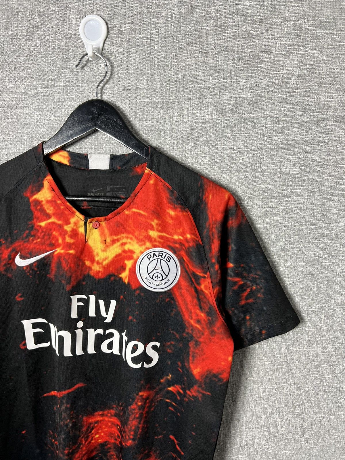 Other Nike Paris Saint-Germain Flame All Over Printed Jersey Size US M / EU 48-50 / 2 - 7 Thumbnail