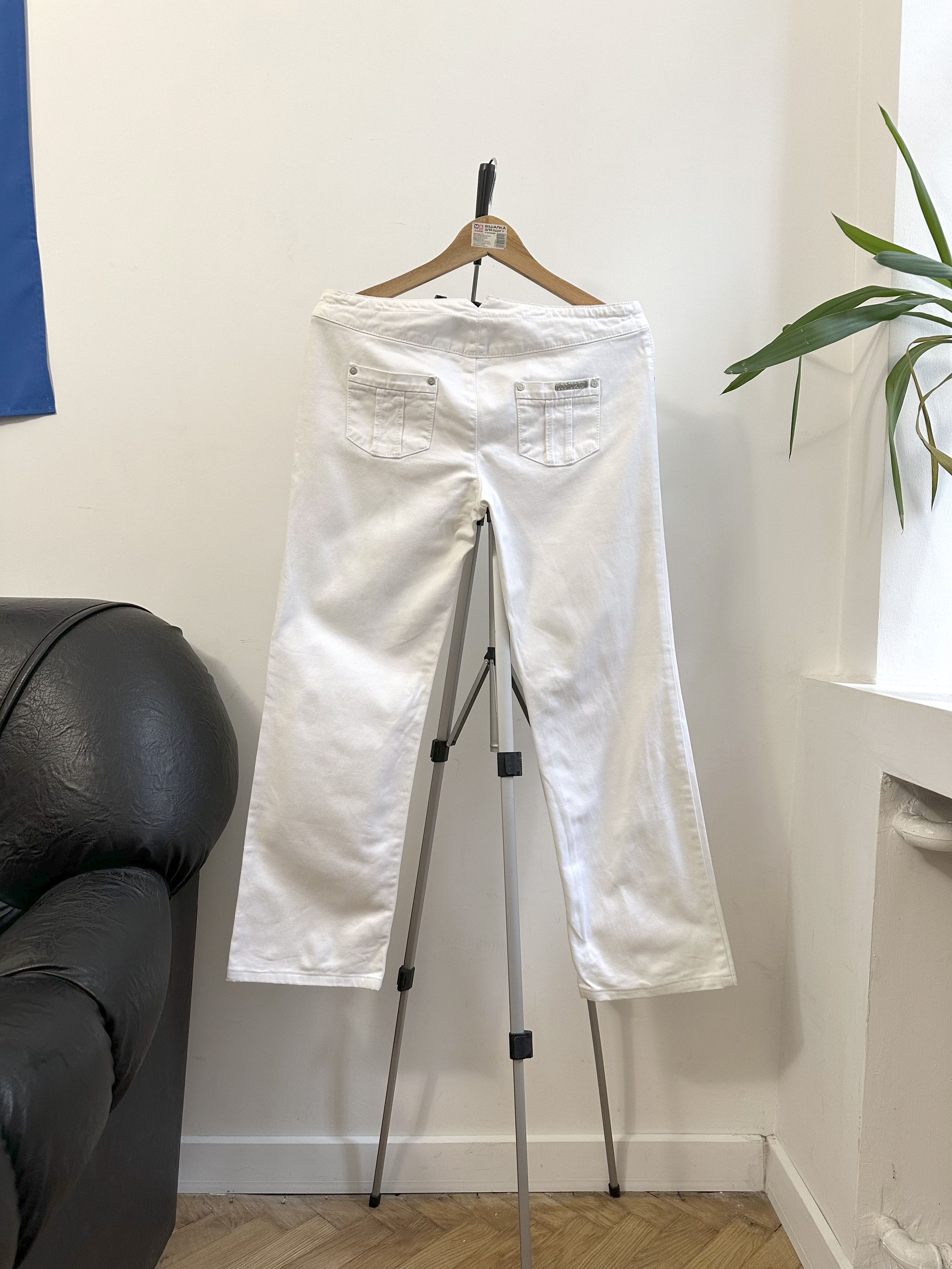 Just Cavalli Just Cavalli White Denim Jeans Women's 44 Made In Italy Size 30" / US 8 / IT 44 - 2 Thumbnail