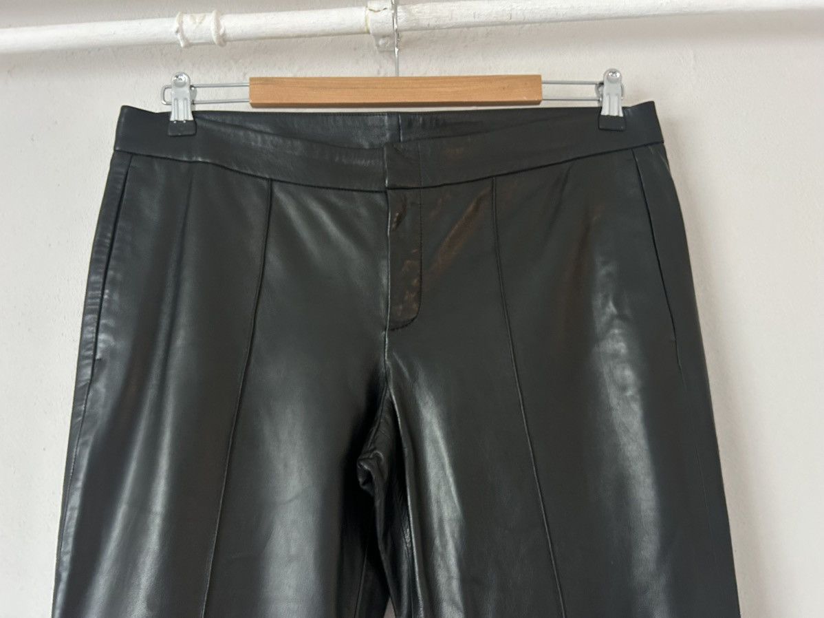 Gucci Gucci Black Leather Slim-Fit Pants Size US 32 / EU 48 - 2 Thumbnail