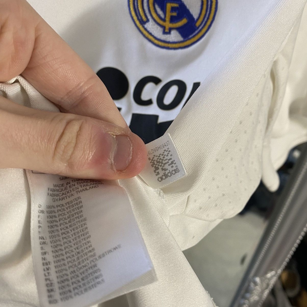 Adidas ADIDAS REAL MADRID BWIN 2007/2008 JERSEY BLOKECORE Size US S / EU 44-46 / 1 - 6 Thumbnail