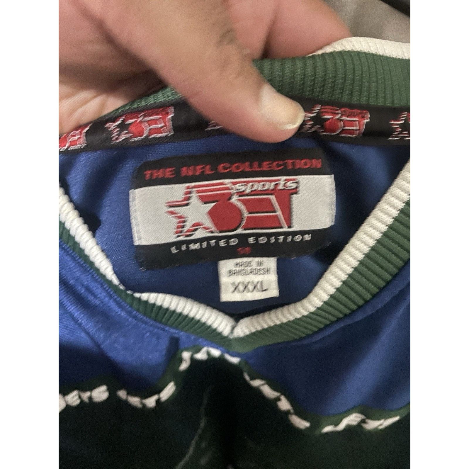 A Better Feeling Size 3XL- Vintage BET Spot NEW YORK JETS NFL Mesh Jersey Size US XXL / EU 58 / 5 - 3 Thumbnail
