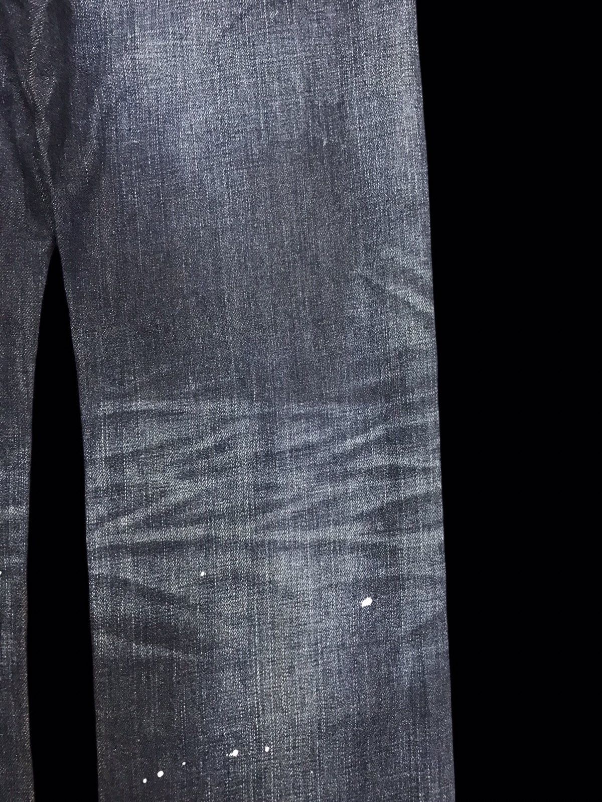 Japanese Brand 💥DENIM ART💥BACK NUMBER JAPAN DISTRESSED PAINTER DENIM F140 Size US 32 / EU 48 - 11 Thumbnail