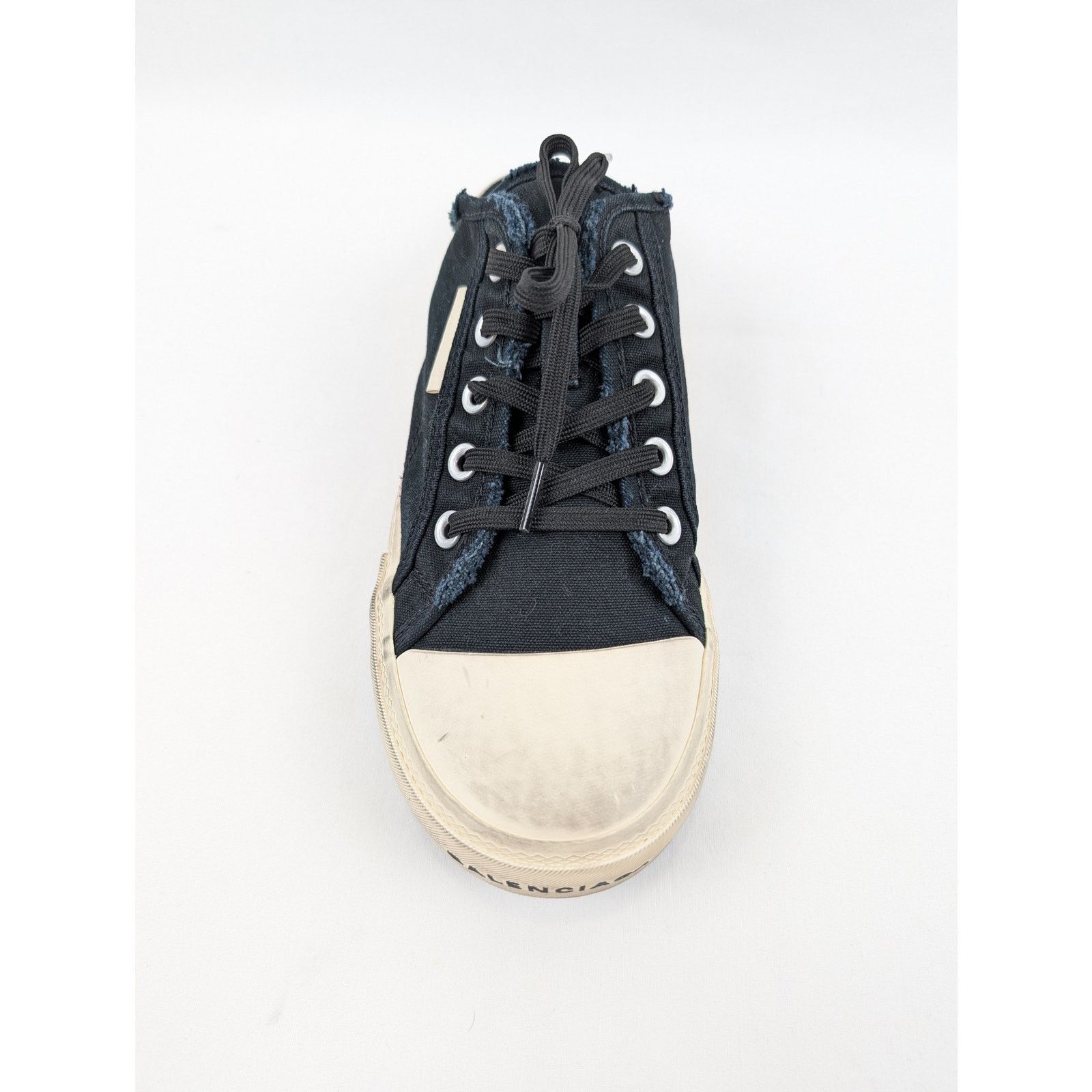 Balenciaga o1rshd1 Paris Mule Destroyed Mule VLUC in Black/White Size US 8 / EU 41 - 6 Thumbnail
