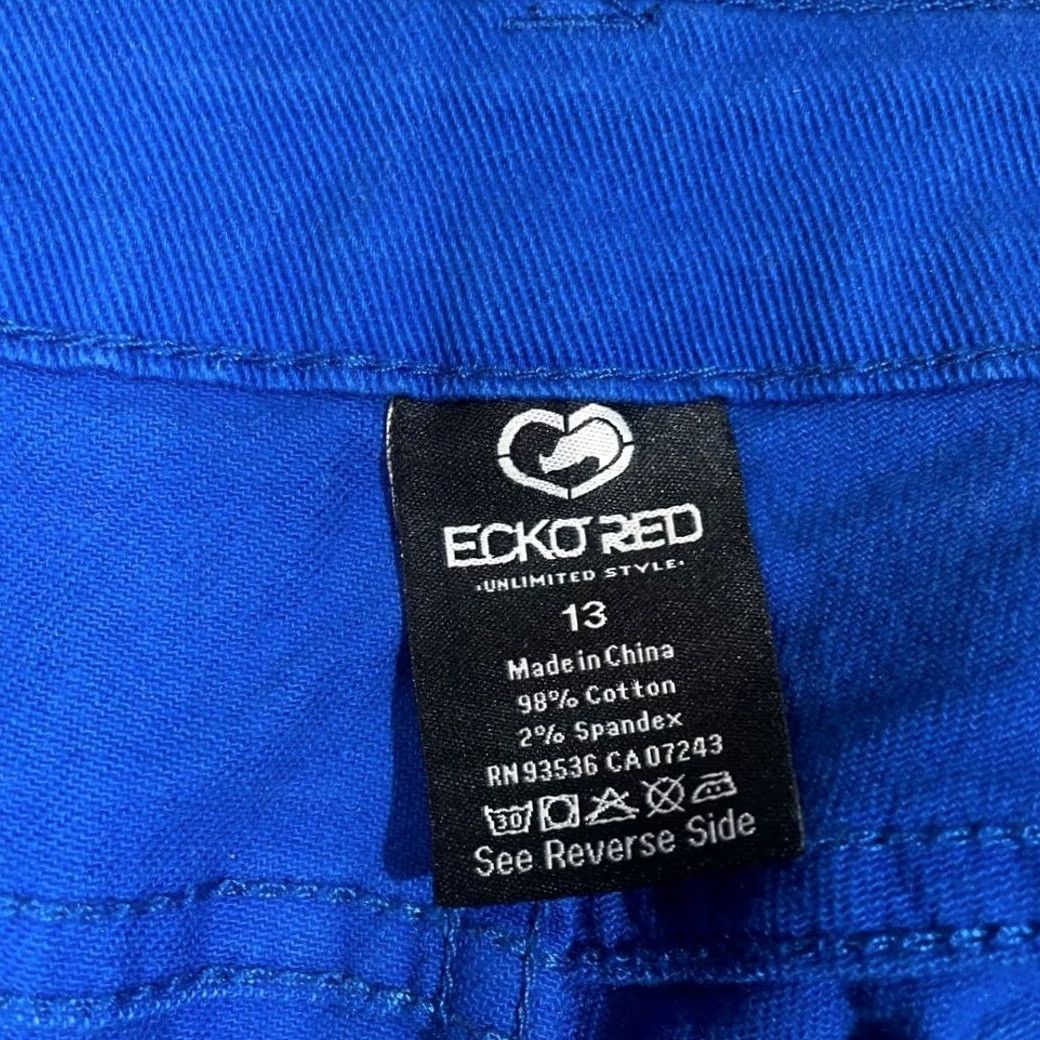 Vintage VINTAGE Ecko Red Pants Womens 12 Blue Y2K Unlimited Style Mid Rise Skinny Women Size Size 34" / US 12 / IT 48 - 4 Thumbnail