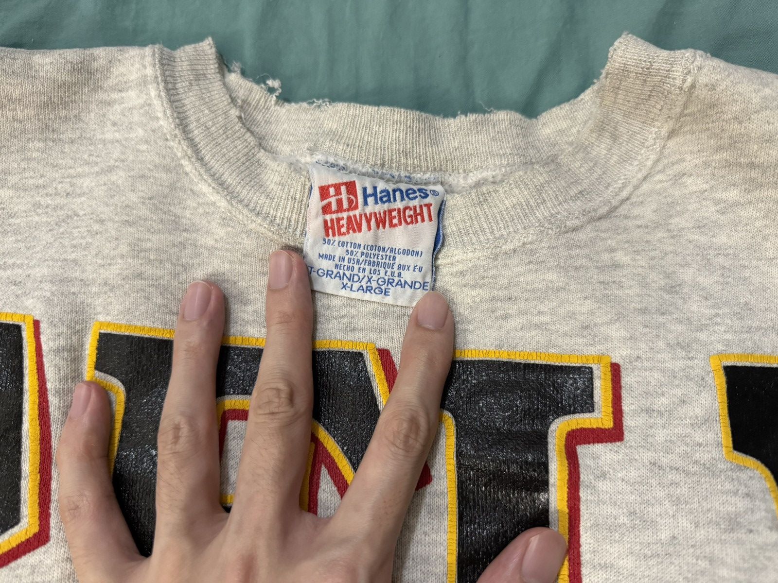 Vintage Vintage 90s NFL Pittsburgh Steelers 1996 Spellout Sweatshirt Size US XL / EU 56 / 4 - 12 Thumbnail