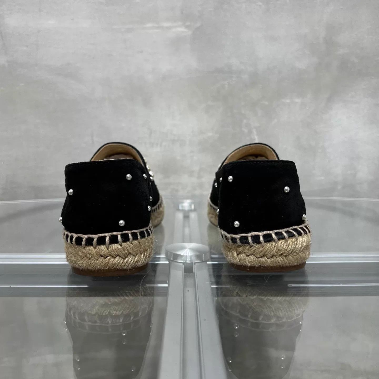 Chanel Chanel Black Pearl Fisherman Shoes 37 YH25091 Size US 6.5 / IT 36.5 - 6 Thumbnail