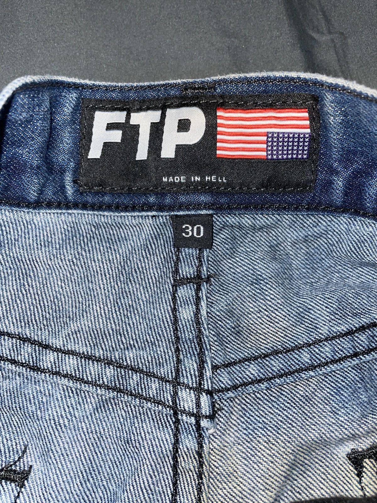 Fuck The Population FTP demin jeans Size US 30 / EU 46 - 3 Thumbnail