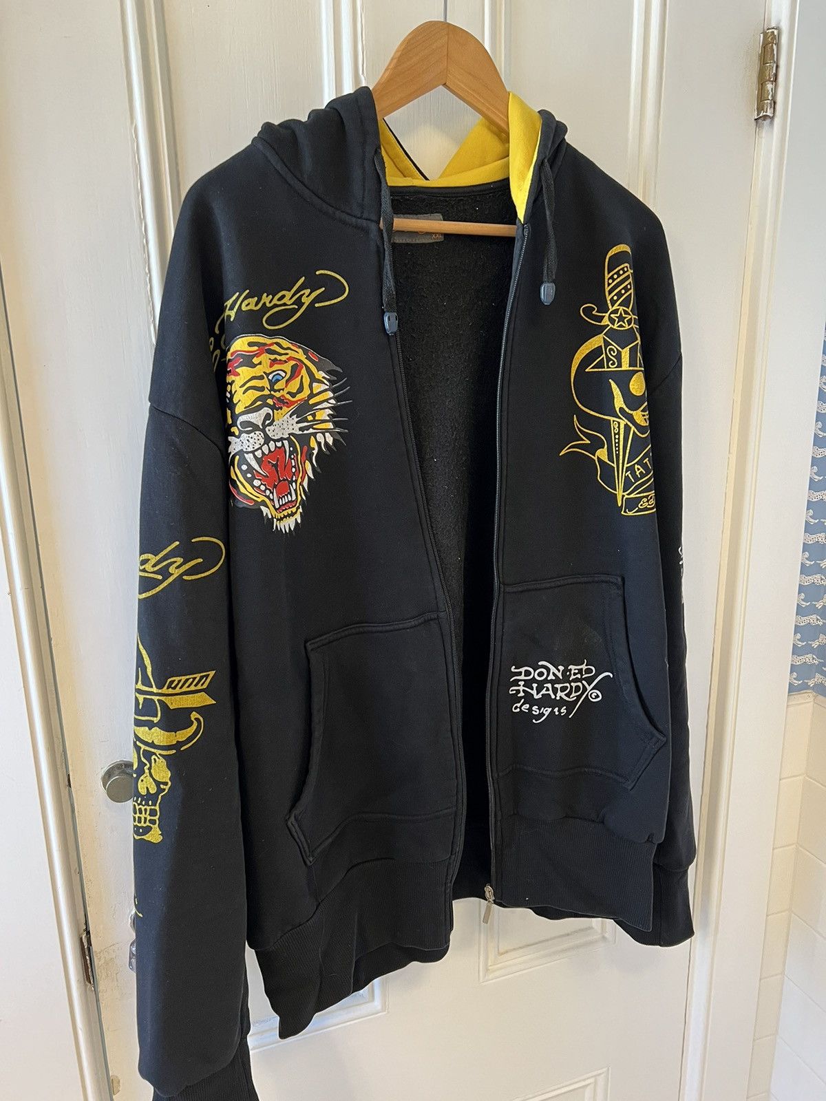 Ed Hardy Ed Hardy Hoodie big logo Size US XXL / EU 58 / 5 - 4 Thumbnail