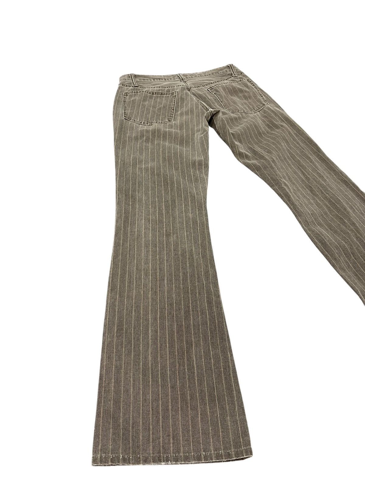 If Six Was Nine Flare Jeans Schlussel Japan Faded Striped Boot Cut 2🟦4 Size US 29 - 12 Thumbnail