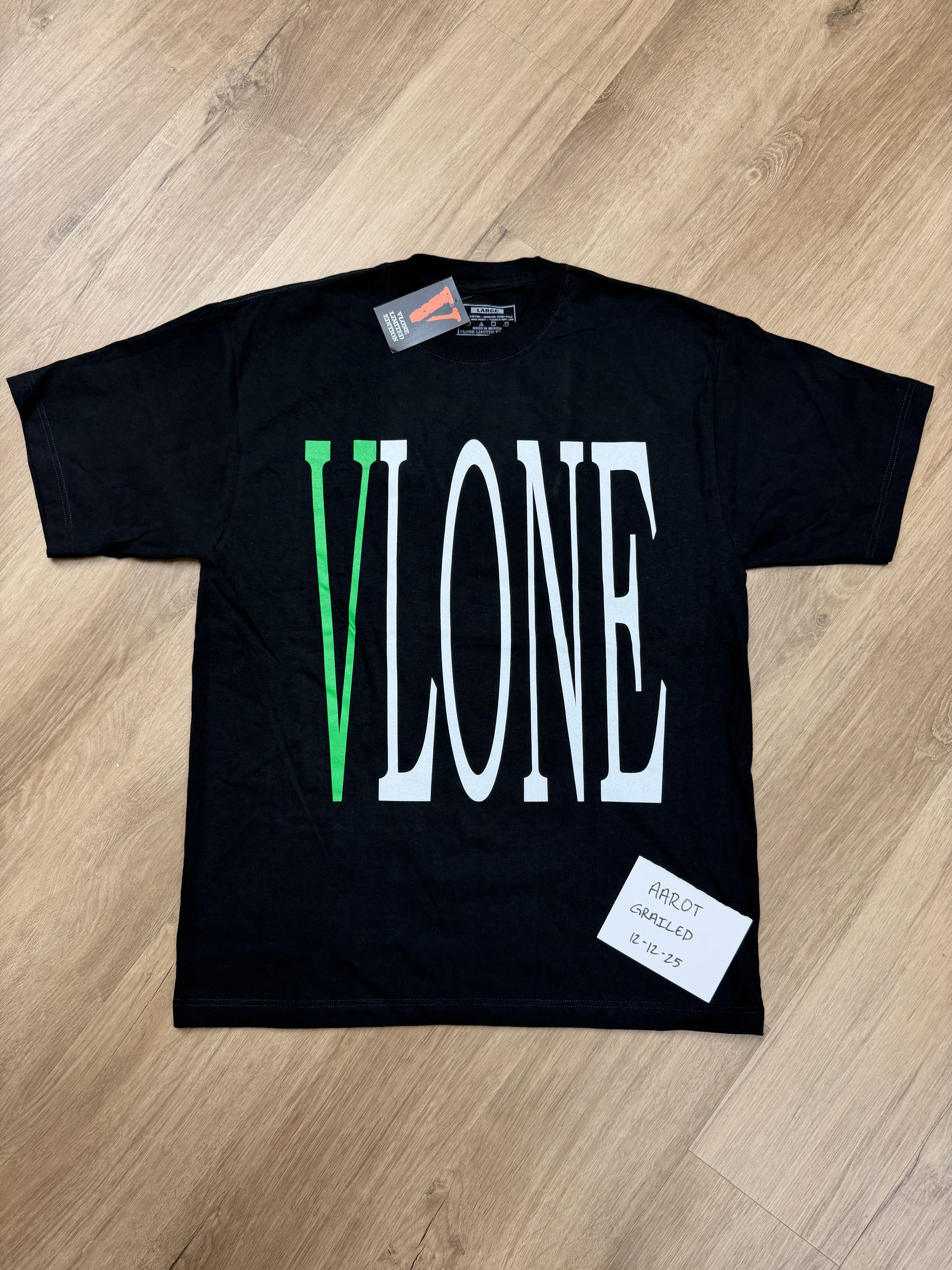 Vlone VLONE Staple T-Shirt Black/Green Size US L / EU 52-54 / 3 - 2 Thumbnail