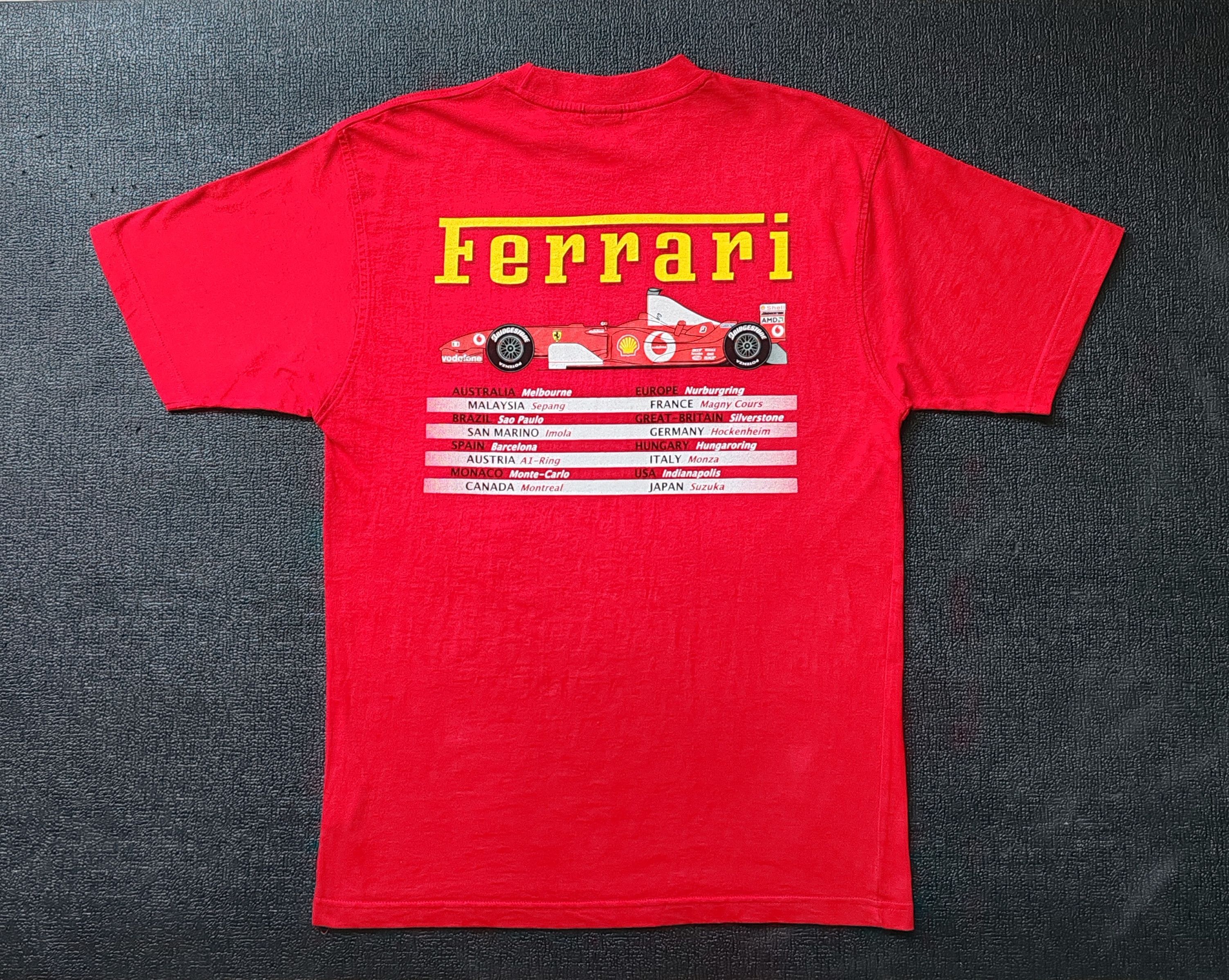 Ferrari Vintage FERRARI 2002 F1 Grand Prix T Shirt size Medium Size US M / EU 48-50 / 2 - 1 Thumbnail