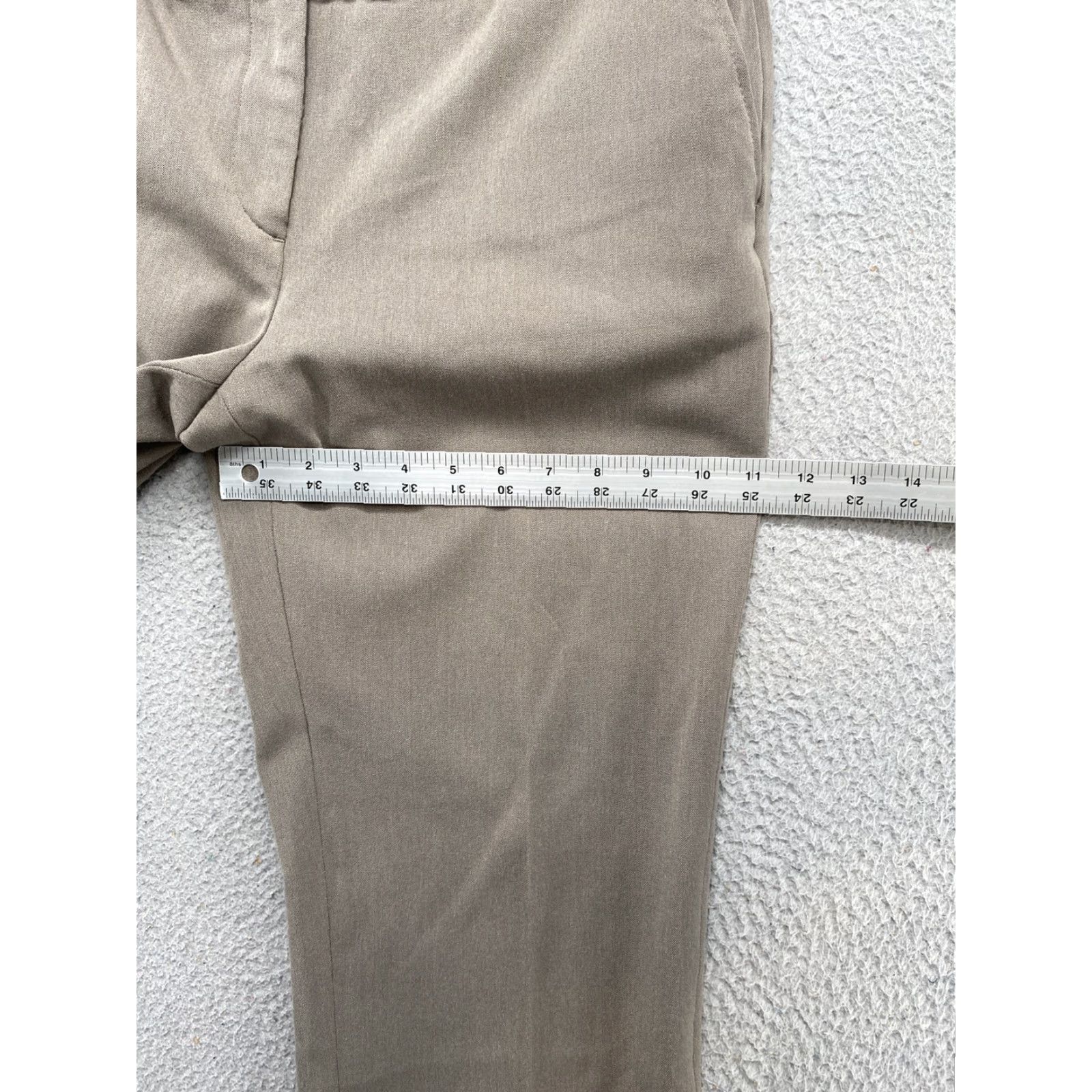 Talbots Talbots Women's Beige Dress Pants Size 8L Signature Boot Cut Size 30" / US 8 / IT 44 - 7 Thumbnail