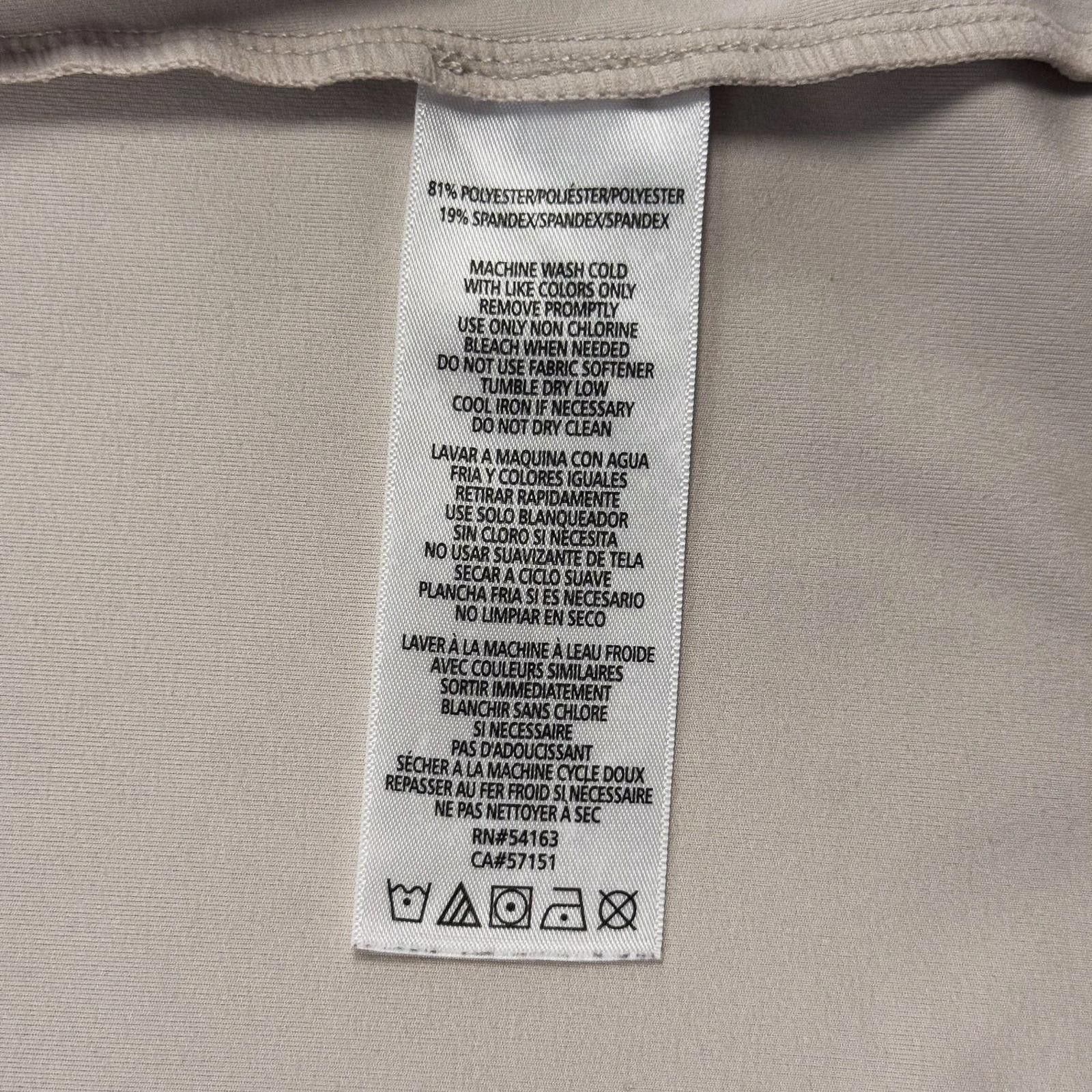 Designer Calvin Klein Jacket Womens S Stretch Hooded Full Zip CK Size S / US 4 / IT 40 - 8 Thumbnail