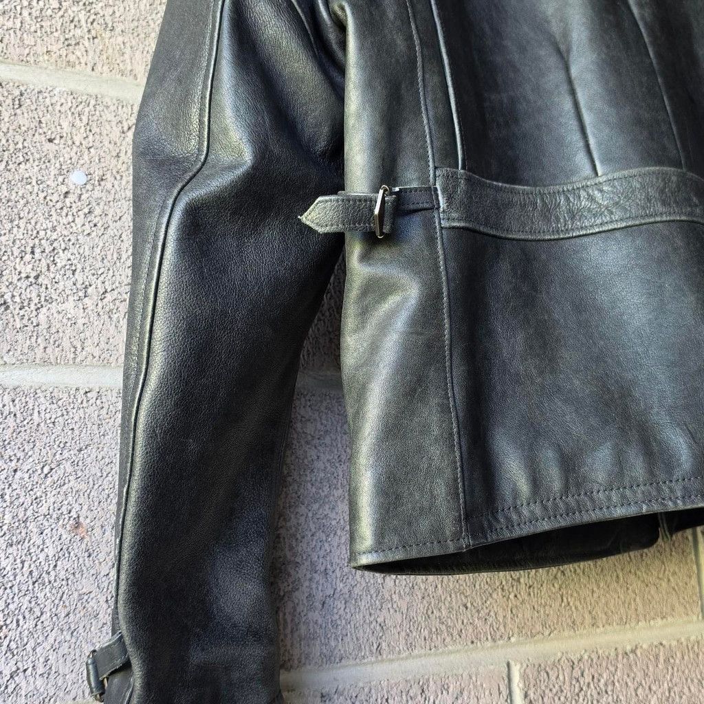 Polo Ralph Lauren Vintage Polo by Ralph Lauren Leather Moto Jacket size L Size US L / EU 52-54 / 3 - 6 Thumbnail