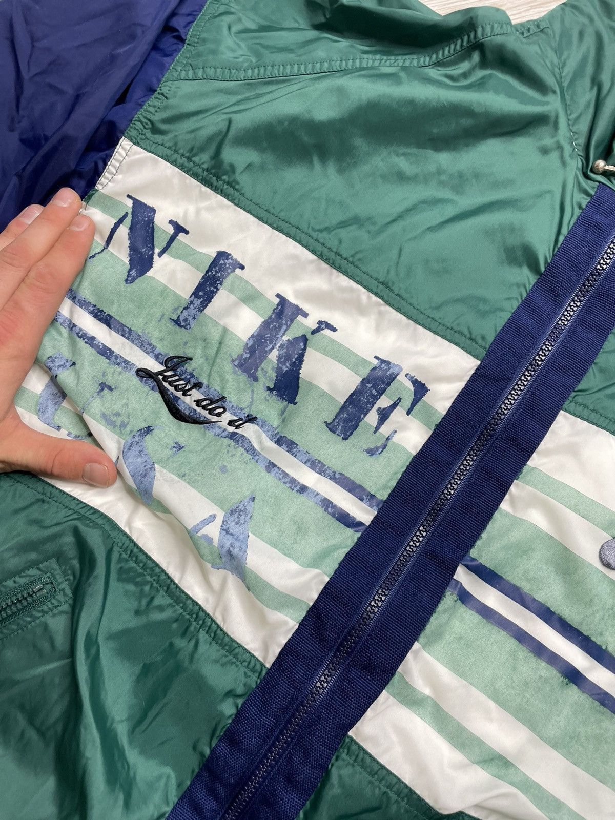 Nike × Vintage Vintage Nike USA Track Jacket size L Size US L / EU 52-54 / 3 - 6 Thumbnail