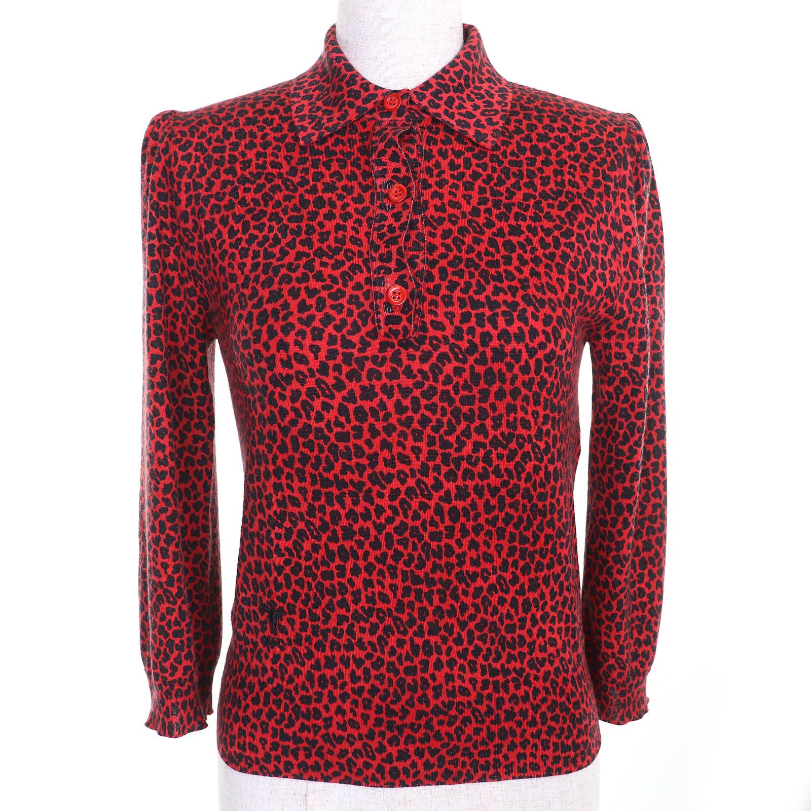 Dior Dior Christian Dior Leopard Pattern Bee Embroidery Cashmere Knitwear Others Tops 144S71AM120 DUTY FREE for USA Size ONE SIZE - 1 Thumbnail
