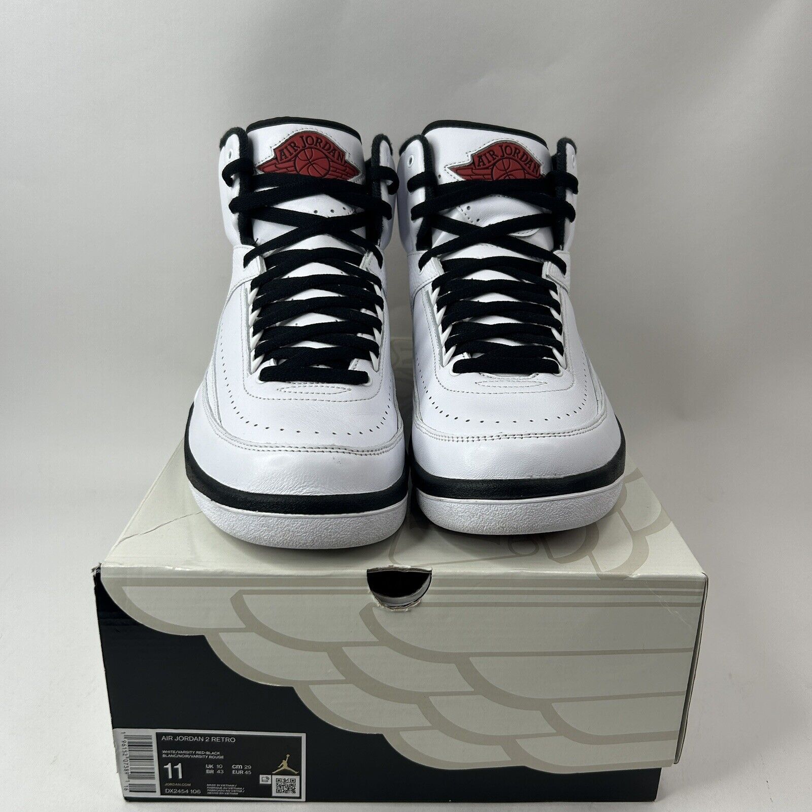 Nike Nike Shoes Air Jordan 2 OG “Chicago/Bulls” 2024 Size US 11 / EU 44 - 2 Thumbnail