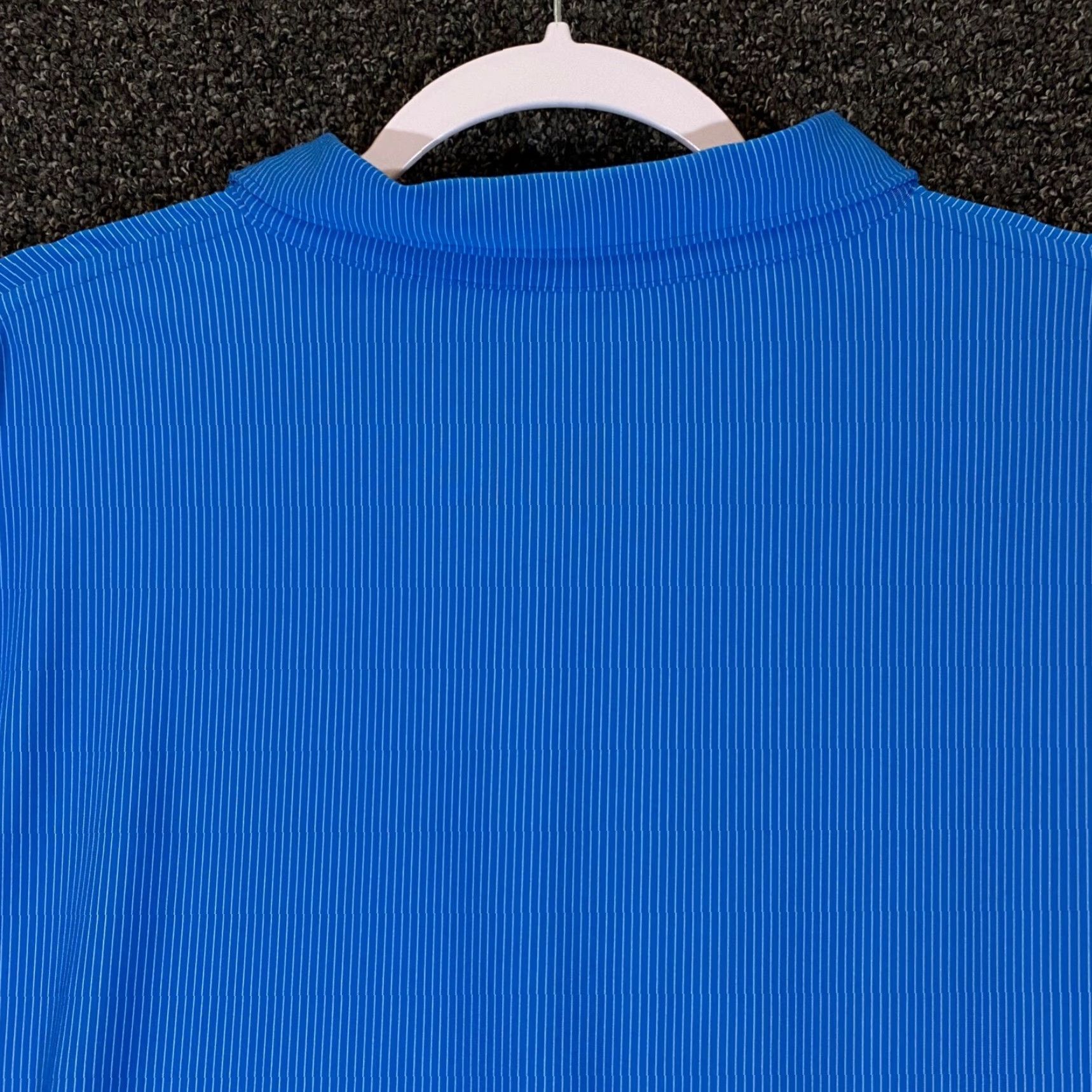 Peter Millar PETER MILLAR Polo Shirt Mens XL Blue Stripe Summer Comfort Performance Golf S/S Size US XL / EU 56 / 4 - 7 Thumbnail