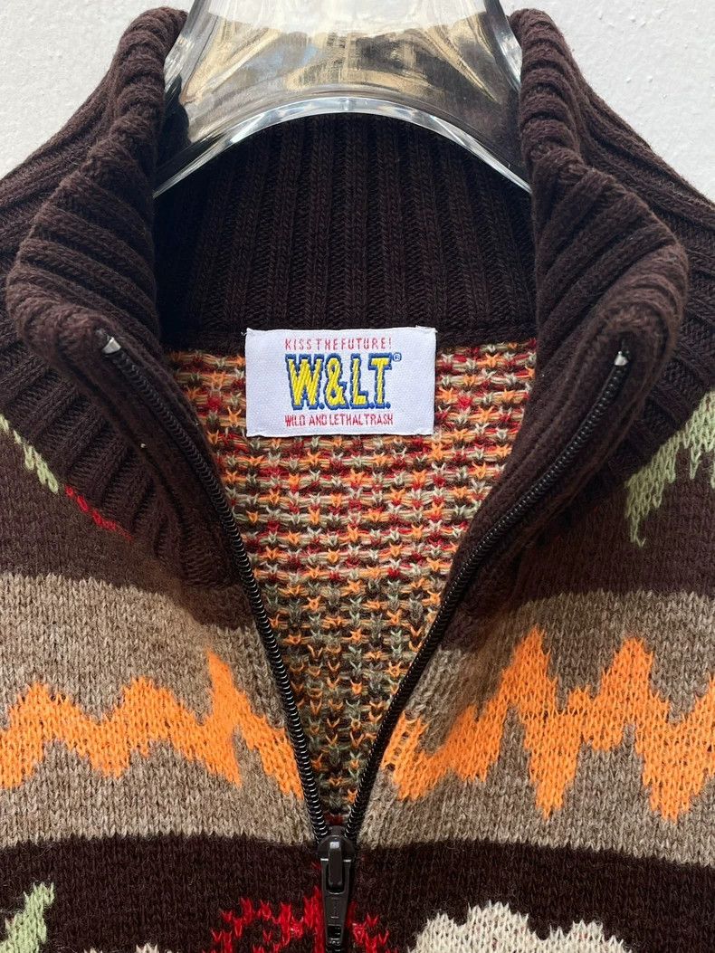 W&LT W&LT 90s animal graffiti slogan zipper jacket 2504-Nextarro Size US M / EU 48-50 / 2 - 2 Thumbnail