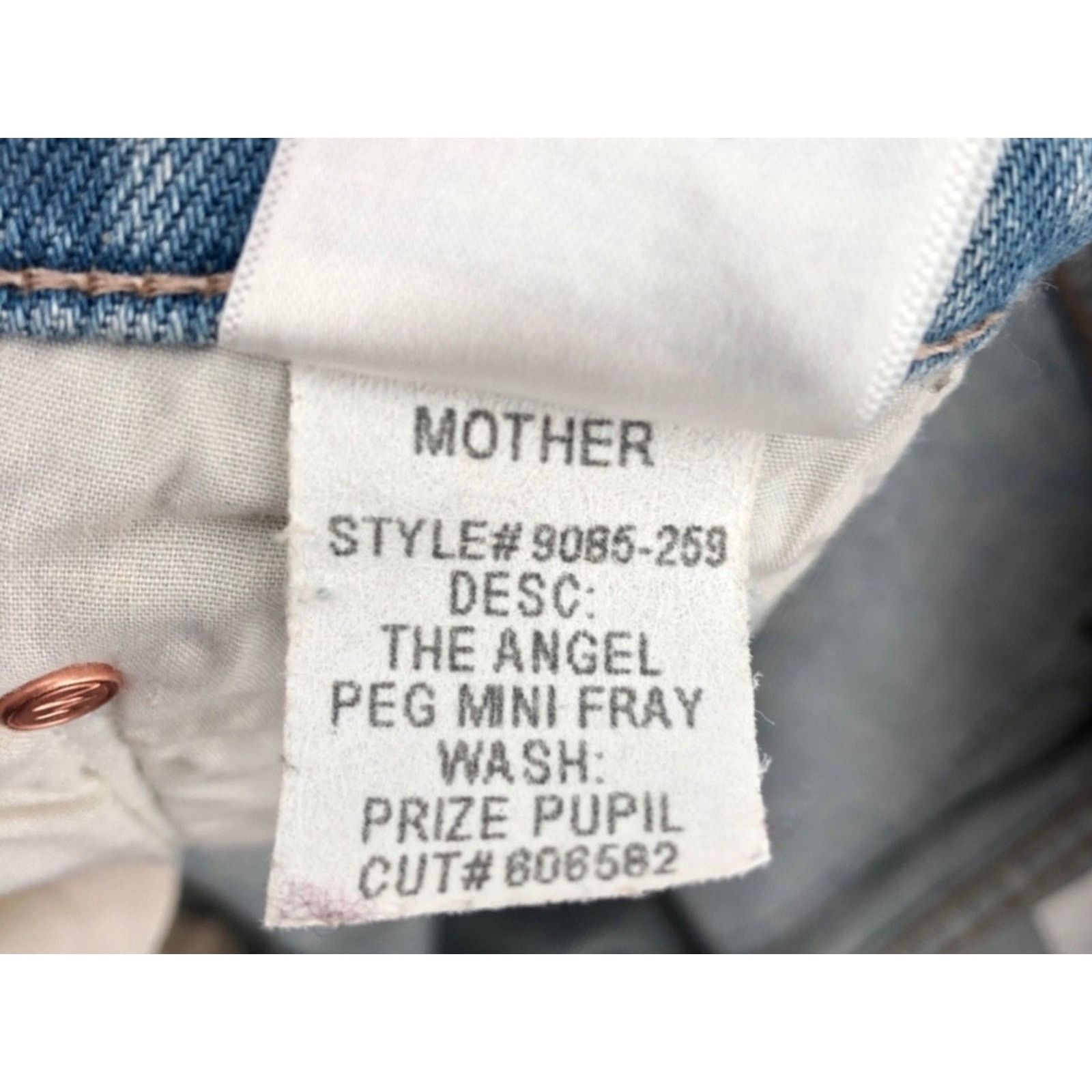 MOTHER MOTHER SUPERIOR The Angel Peg Mini Fray Denim Skirt Size 25 Size 25" / US 0 / IT 36 - 10 Thumbnail