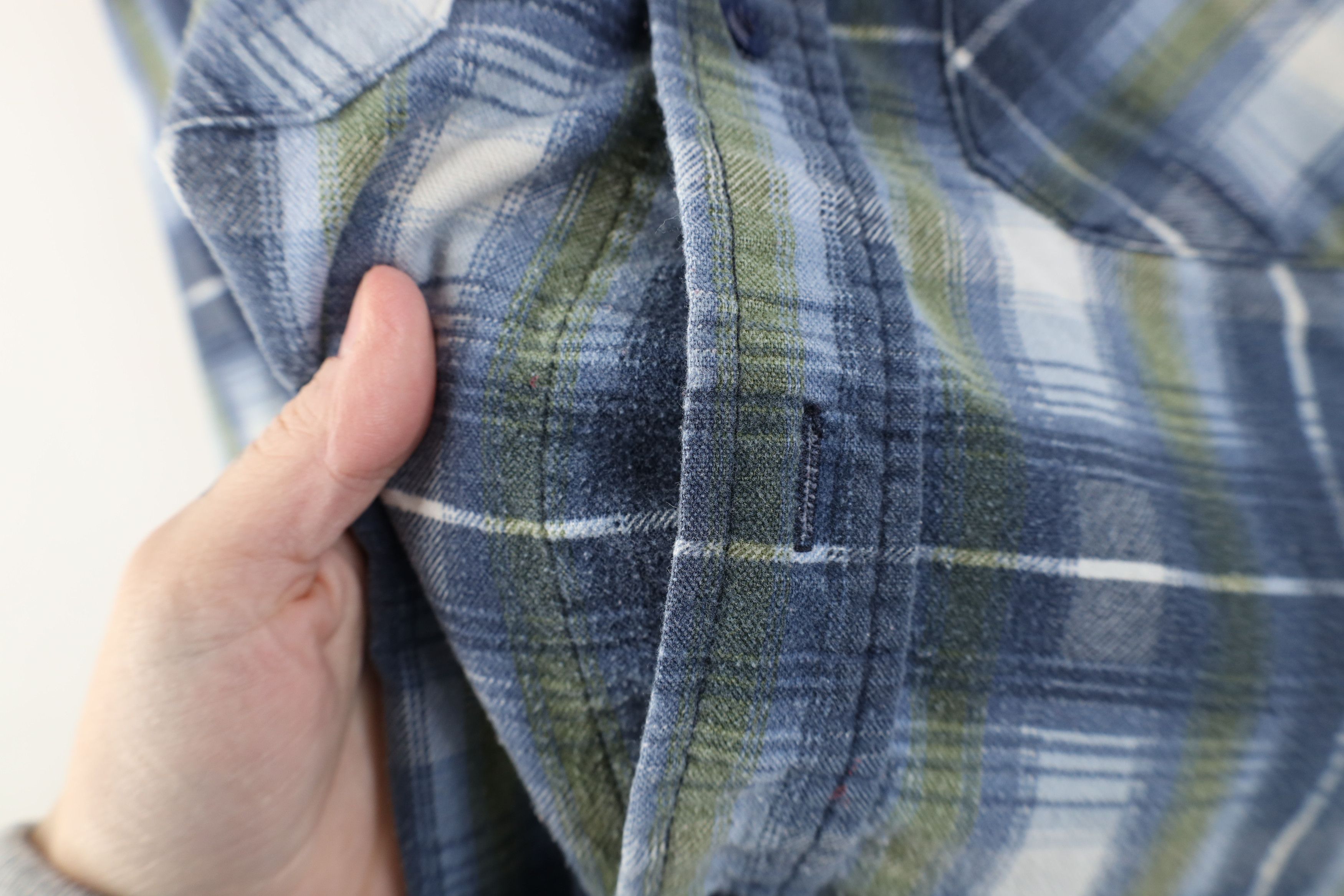 Vintage Vintage 90s Streetwear Flannel Collared Button Shirt Plaid Size US L / EU 52-54 / 3 - 8 Thumbnail