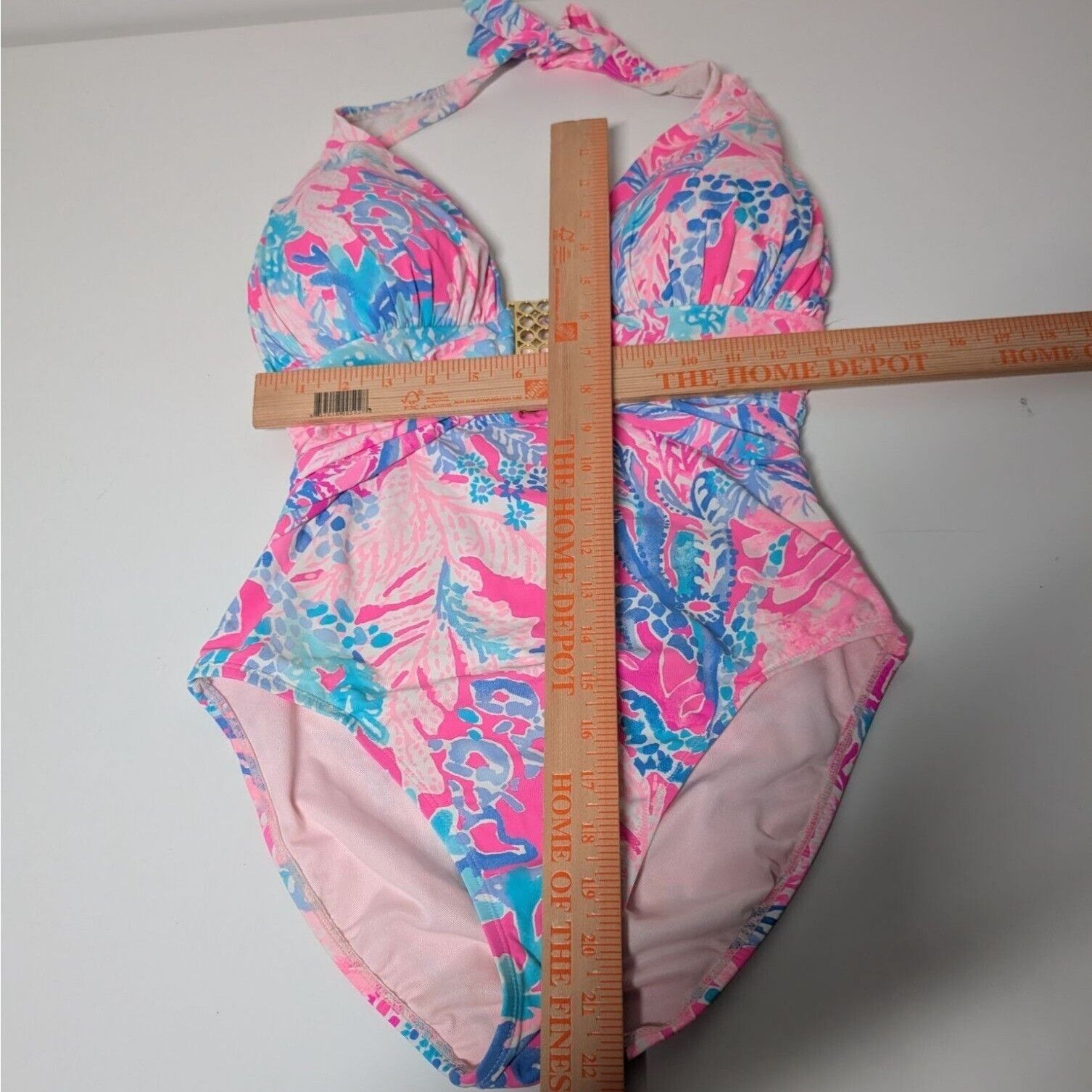 Designer Lilly Pulitzer Lanai Halter One Piece Halter Swimsuit Womens Size M / US 6-8 / IT 42-44 - 10 Thumbnail
