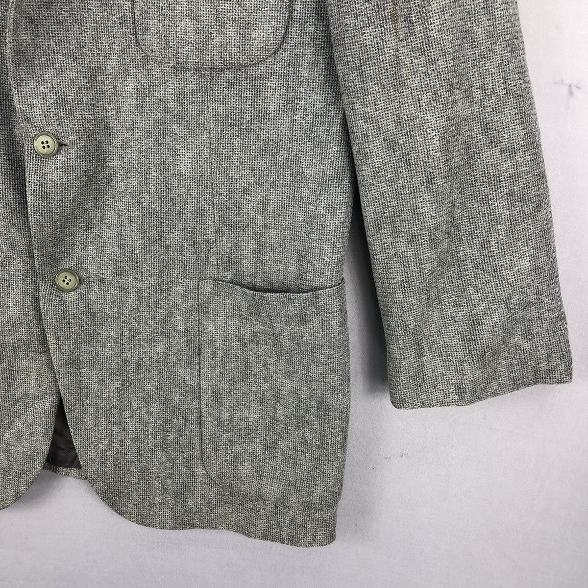 Japanese Brand Vintage 80's Takashimaya Blazer Burlap Fabric Size US M / EU 48-50 / 2 - 3 Thumbnail