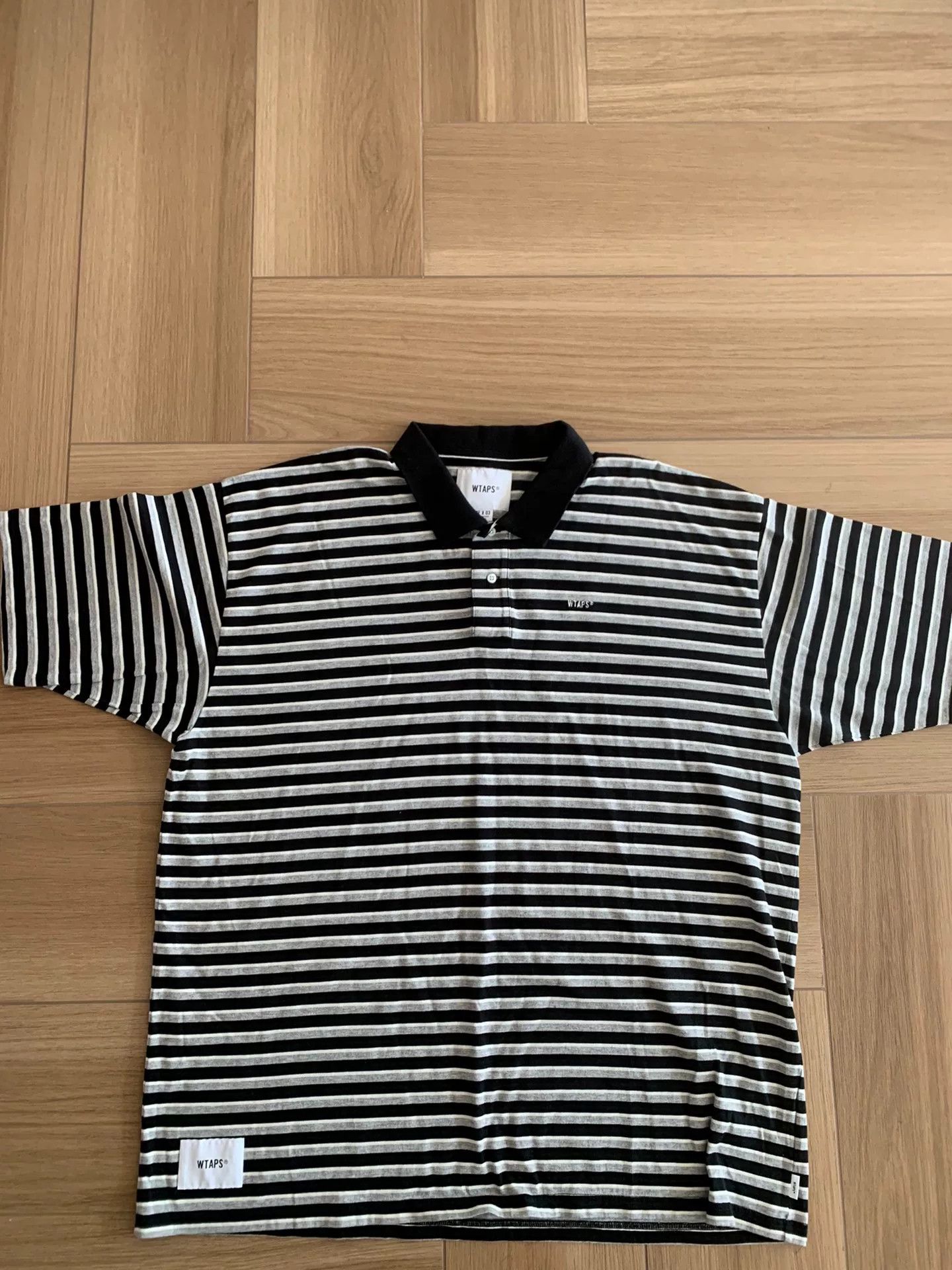 Wtaps wtaps vasque striped cotton polo shirt Size US XXL / EU 58 / 5 - 1 Thumbnail