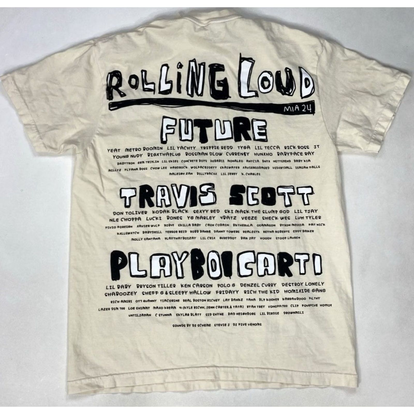 Vintage VINTAGE Rolling Loud Miami 2024 Graphic T-shirt Women Medium Music Festival Size M / US 6-8 / IT 42-44 - 3 Thumbnail
