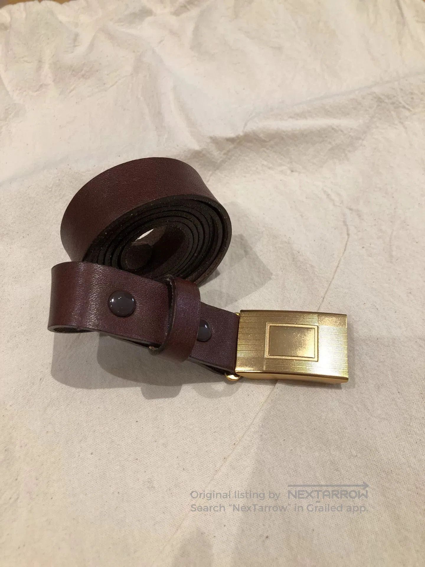 Taiga Takahashi T.T Taiga Takahashi Leather Belt. Size ONE SIZE - 1 Thumbnail