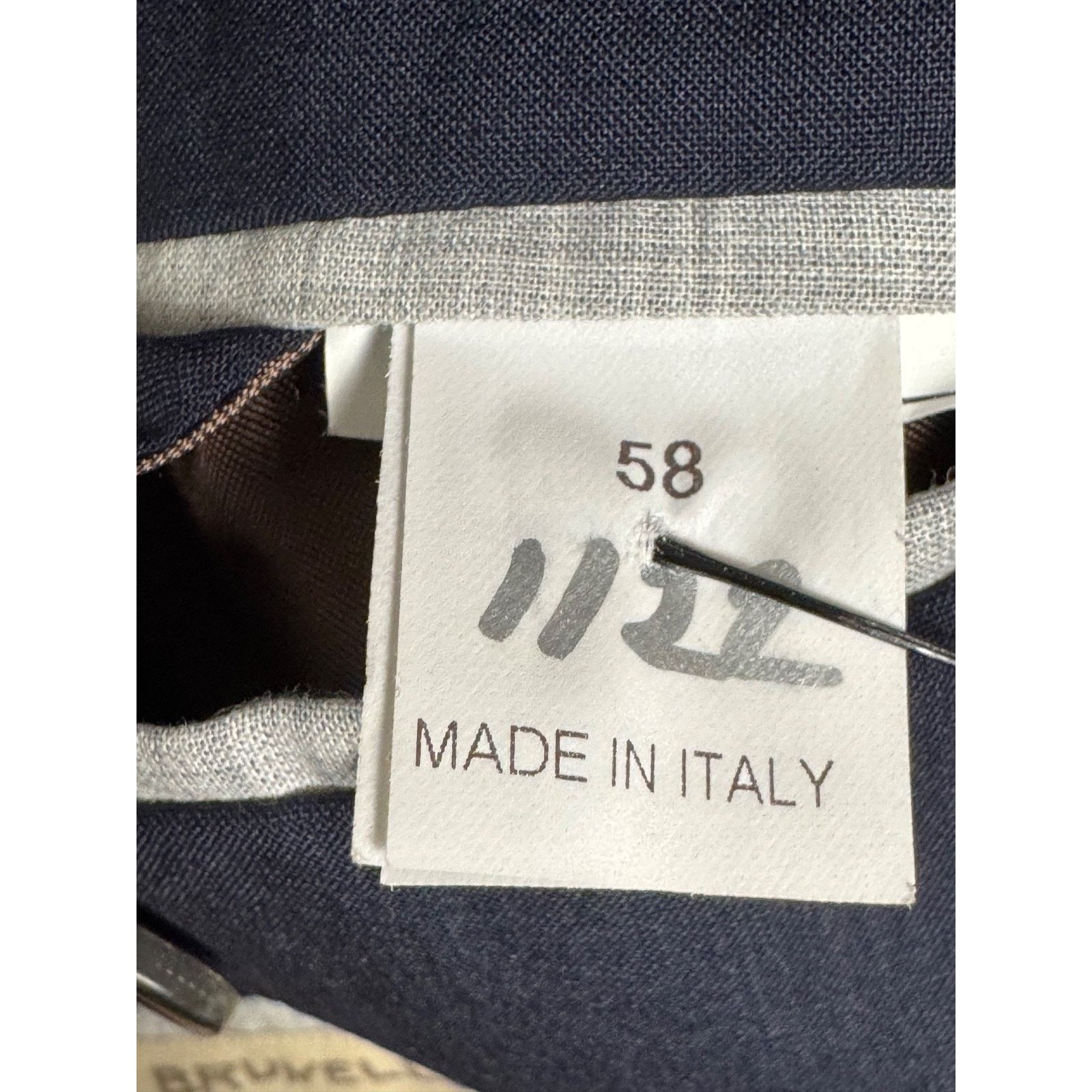 Brunello Cucinelli Brunello Cucinelli Navy Blue Unstructured Blazer jacket 48R Size 48R - 4 Thumbnail