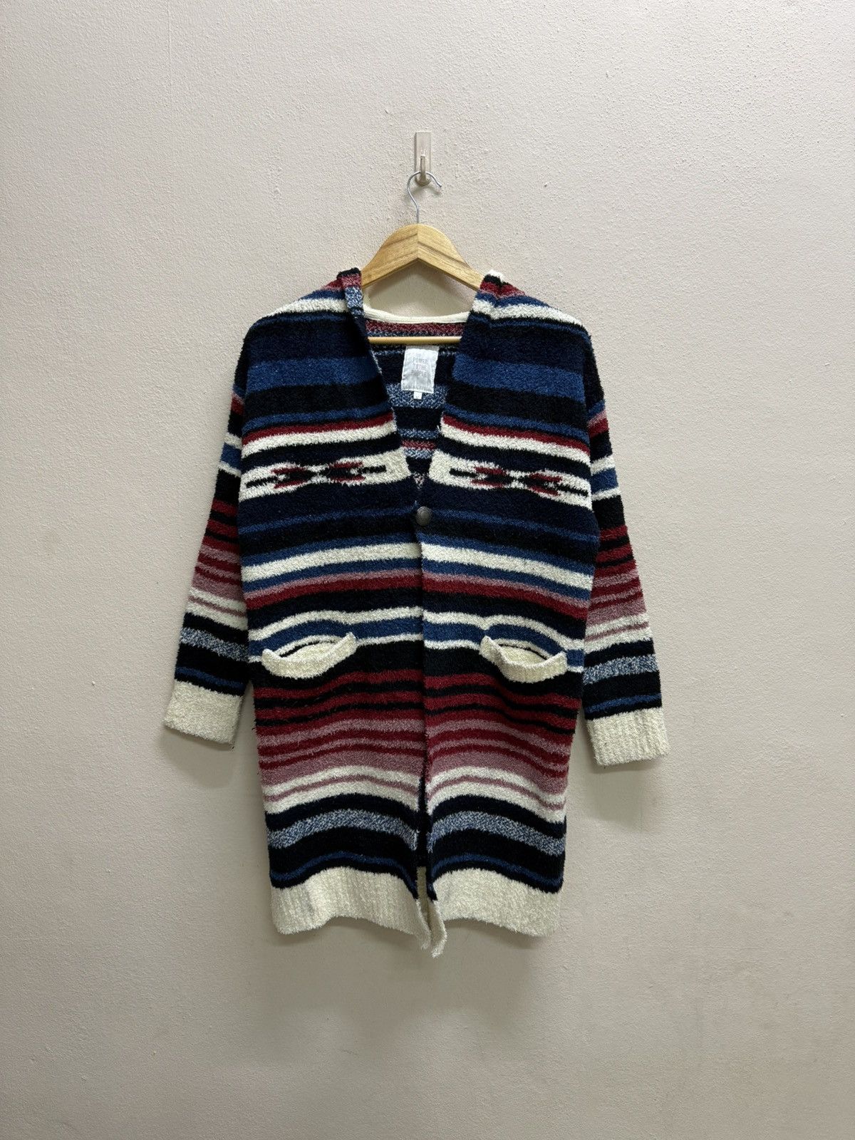 Native Power to the people hoodedcardigan aztec southwest fleece Size M / US 6-8 / IT 42-44 - 17 Thumbnail
