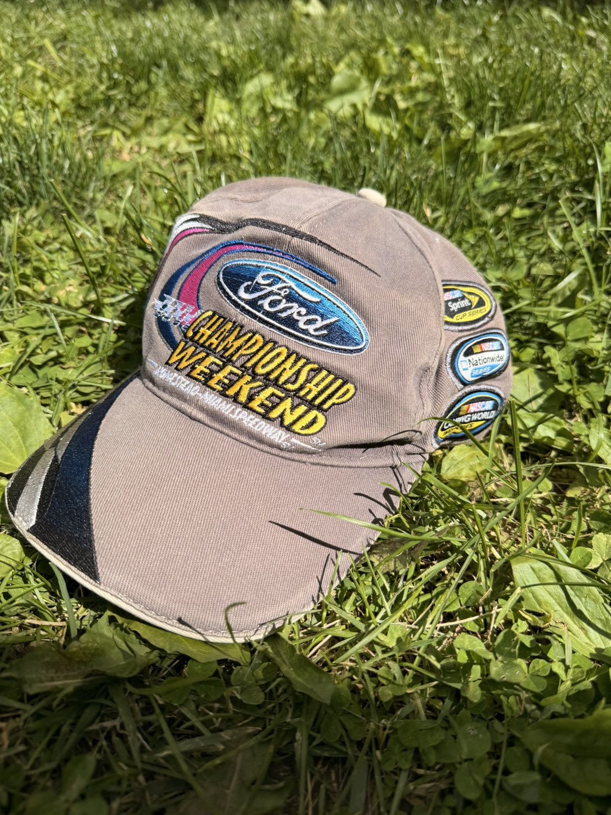 Vintage VTG Ford Championship Weekend Racing Hat Size ONE SIZE - 2 Thumbnail