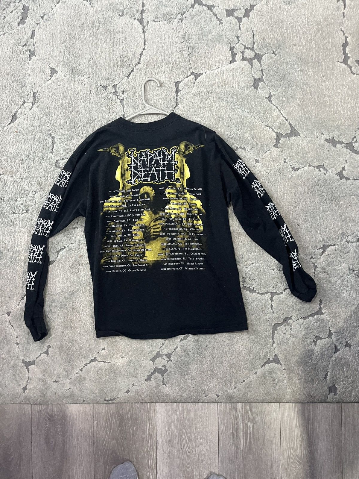 Band Tees Napalm Death Tour Longsleeve Size US L / EU 52-54 / 3 - 2 Thumbnail