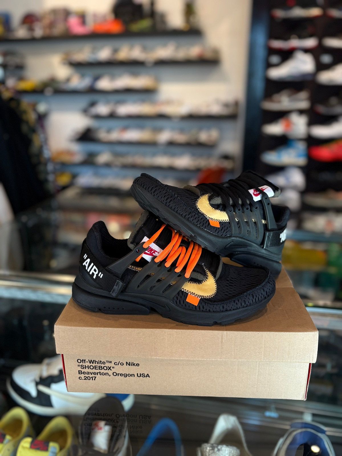 Nike × Off-White Nike Air Presto Off-White Black Clean OG Size 9 Size US 9 / EU 42 - 1 Thumbnail