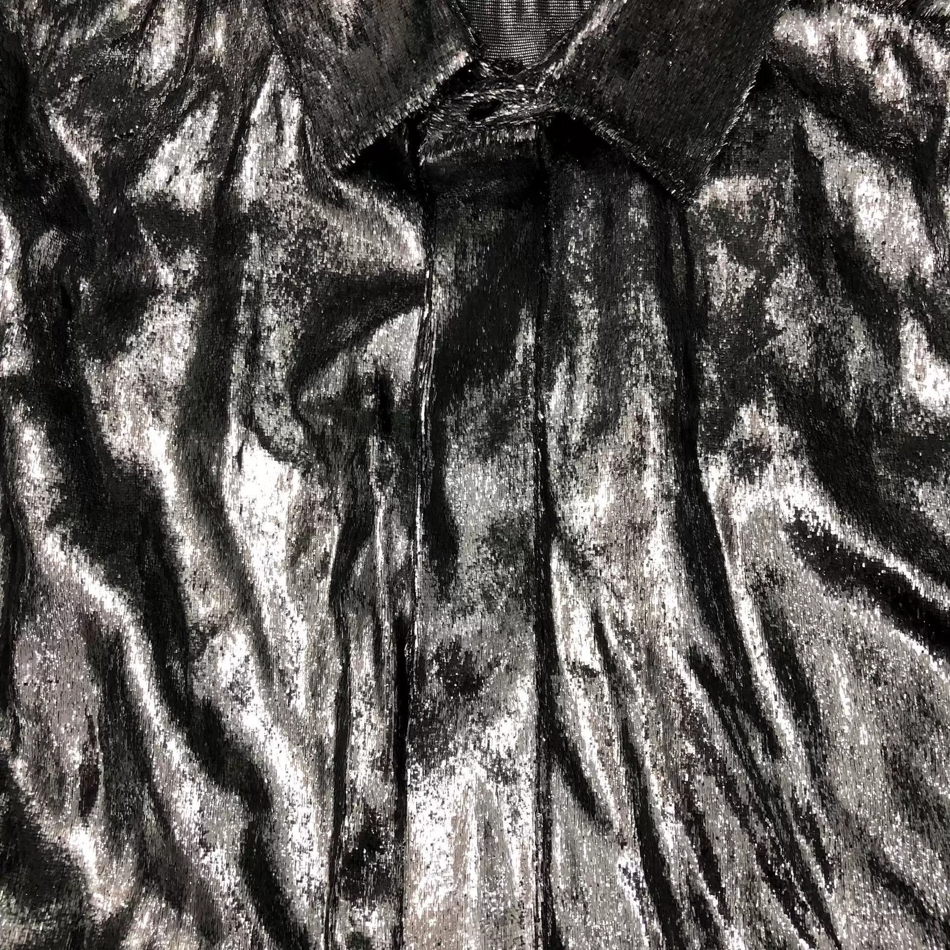 Saint Laurent Paris Saint Laurent Glitter Shirt Size 36-2505 Size US XS / EU 42 / 0 - 5 Thumbnail