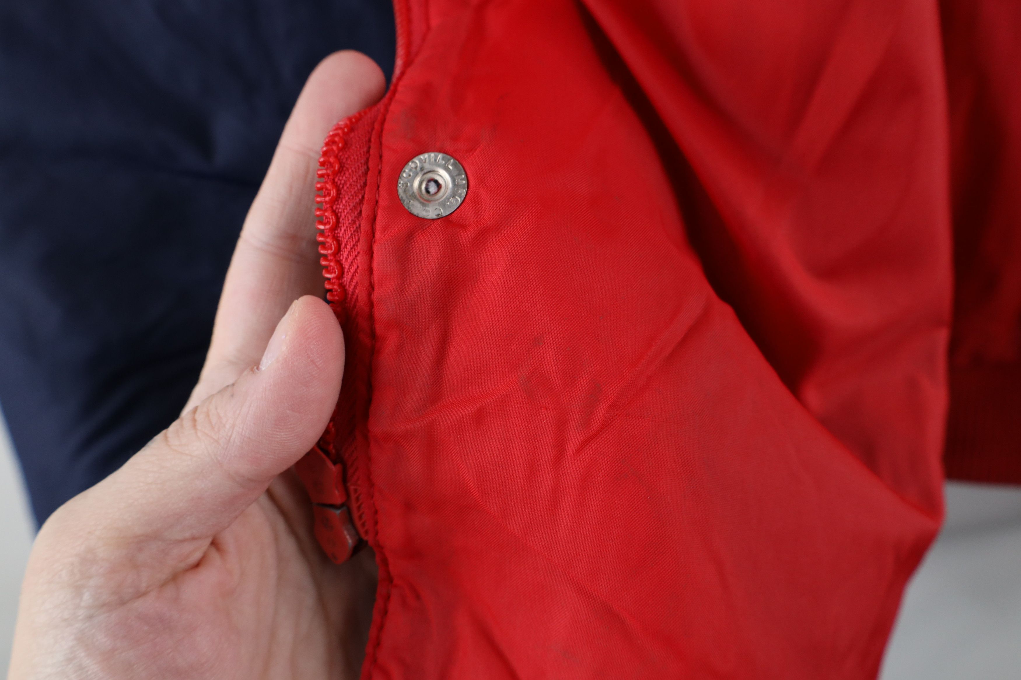 Vintage Vintage 70s Streetwear Striped Winter Puffer Jacket Blue Size US M / EU 48-50 / 2 - 11 Thumbnail