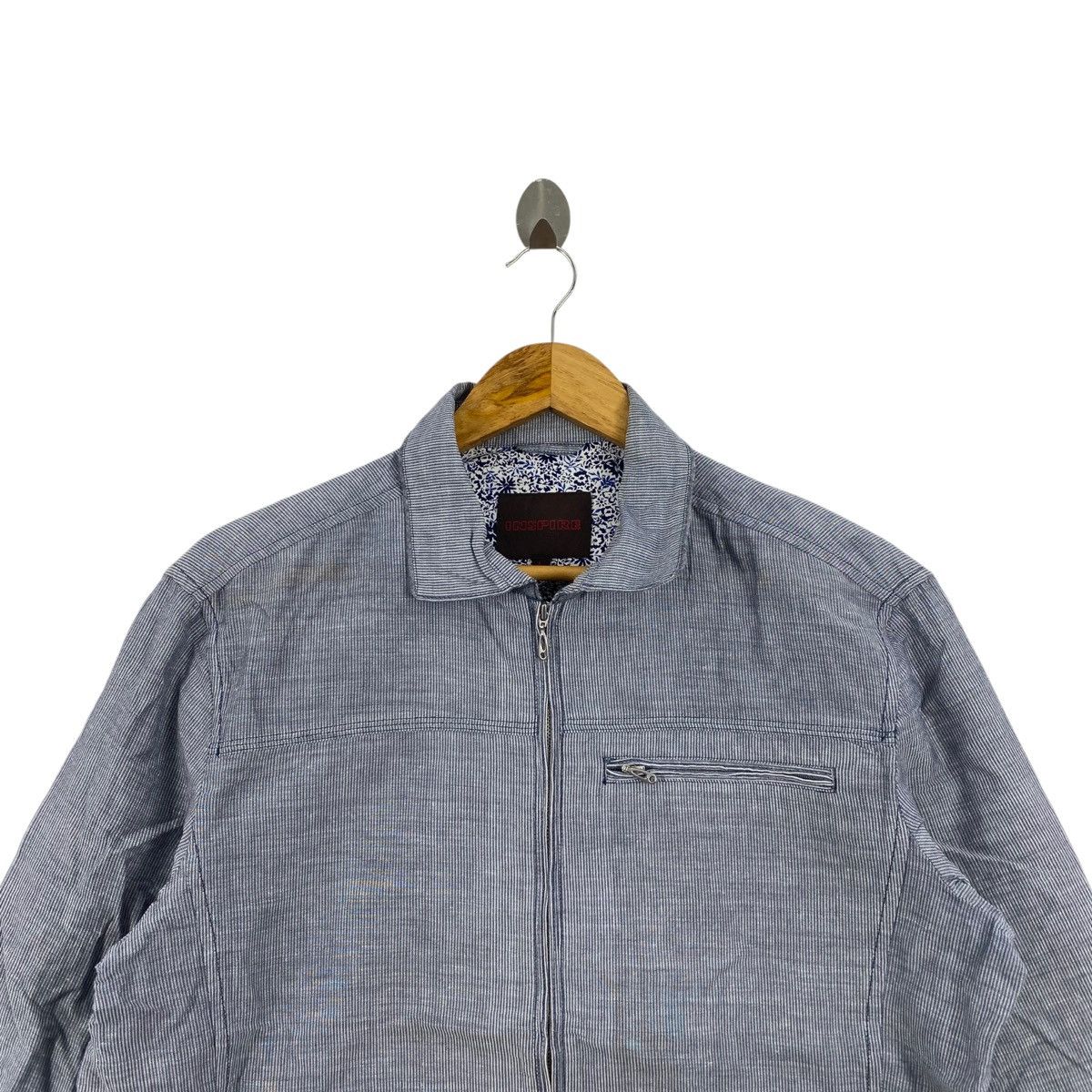 Japanese Brand INSPIRE Japanese Brand Hickory Multi Pockets Blue Bomber Size US L / EU 52-54 / 3 - 2 Thumbnail